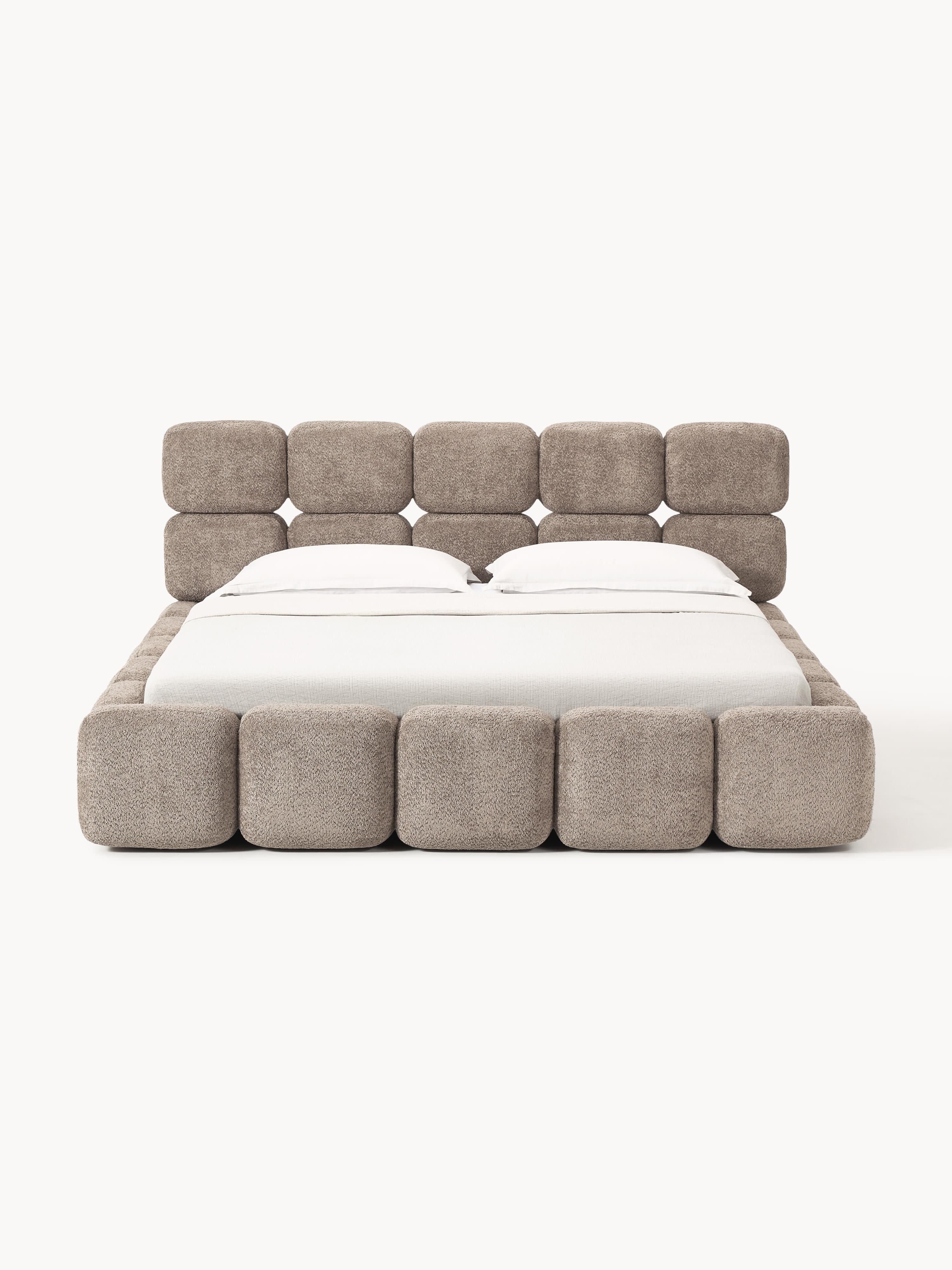 Tayla Upholstered Teddy Bouclé Bed