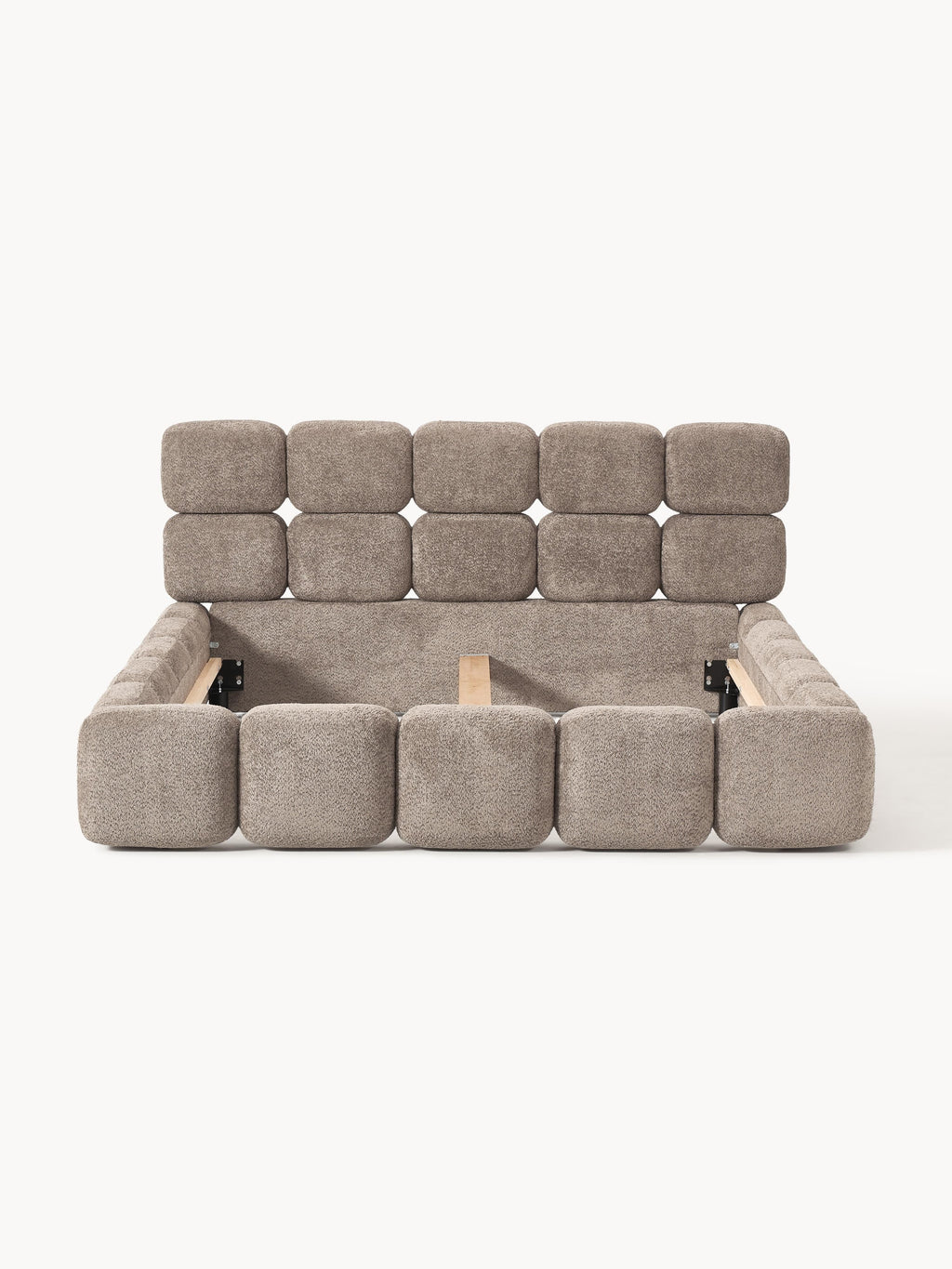Tayla Upholstered Teddy Bouclé Bed
