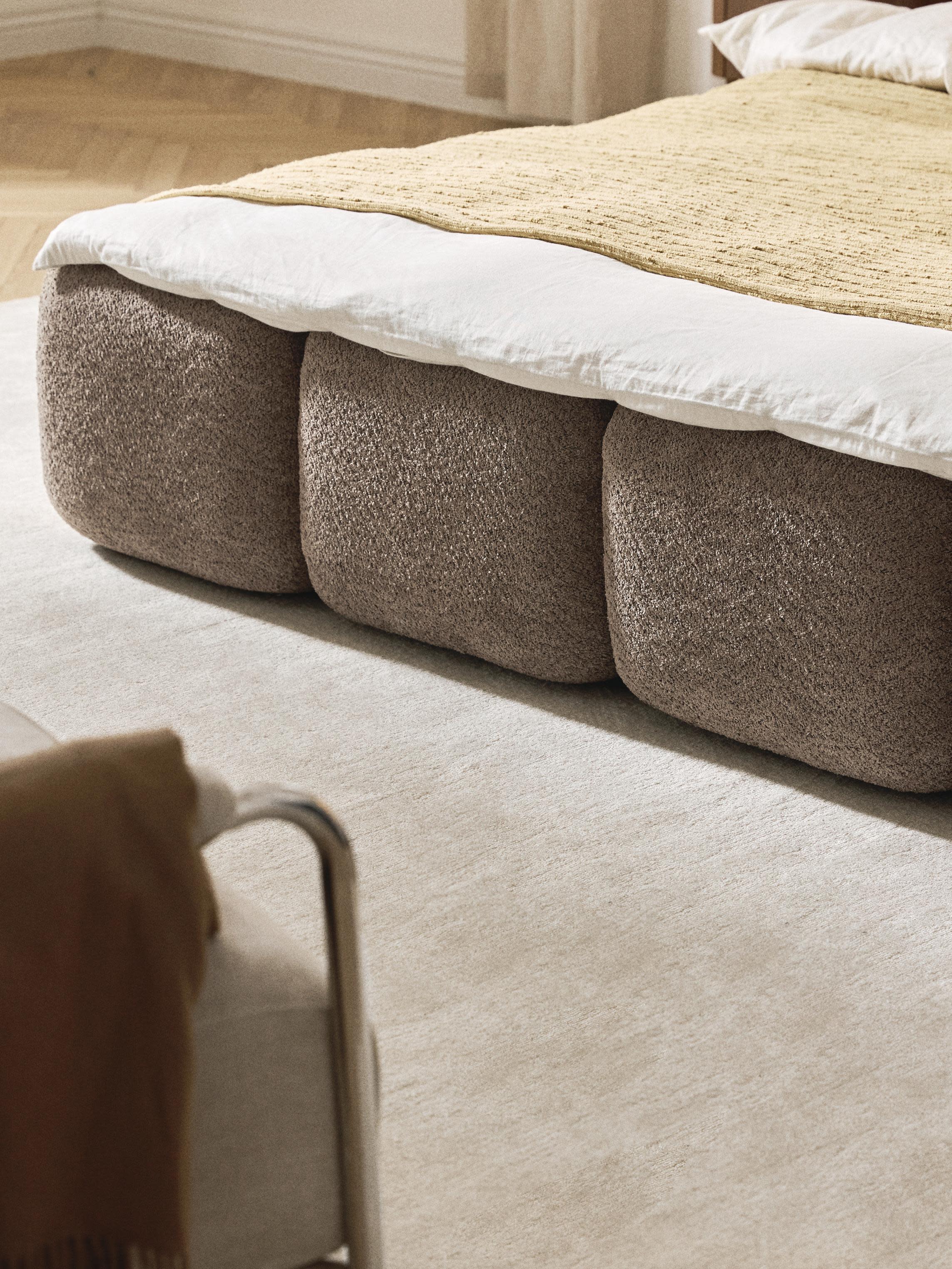 Tayla Upholstered Teddy Bouclé Bed