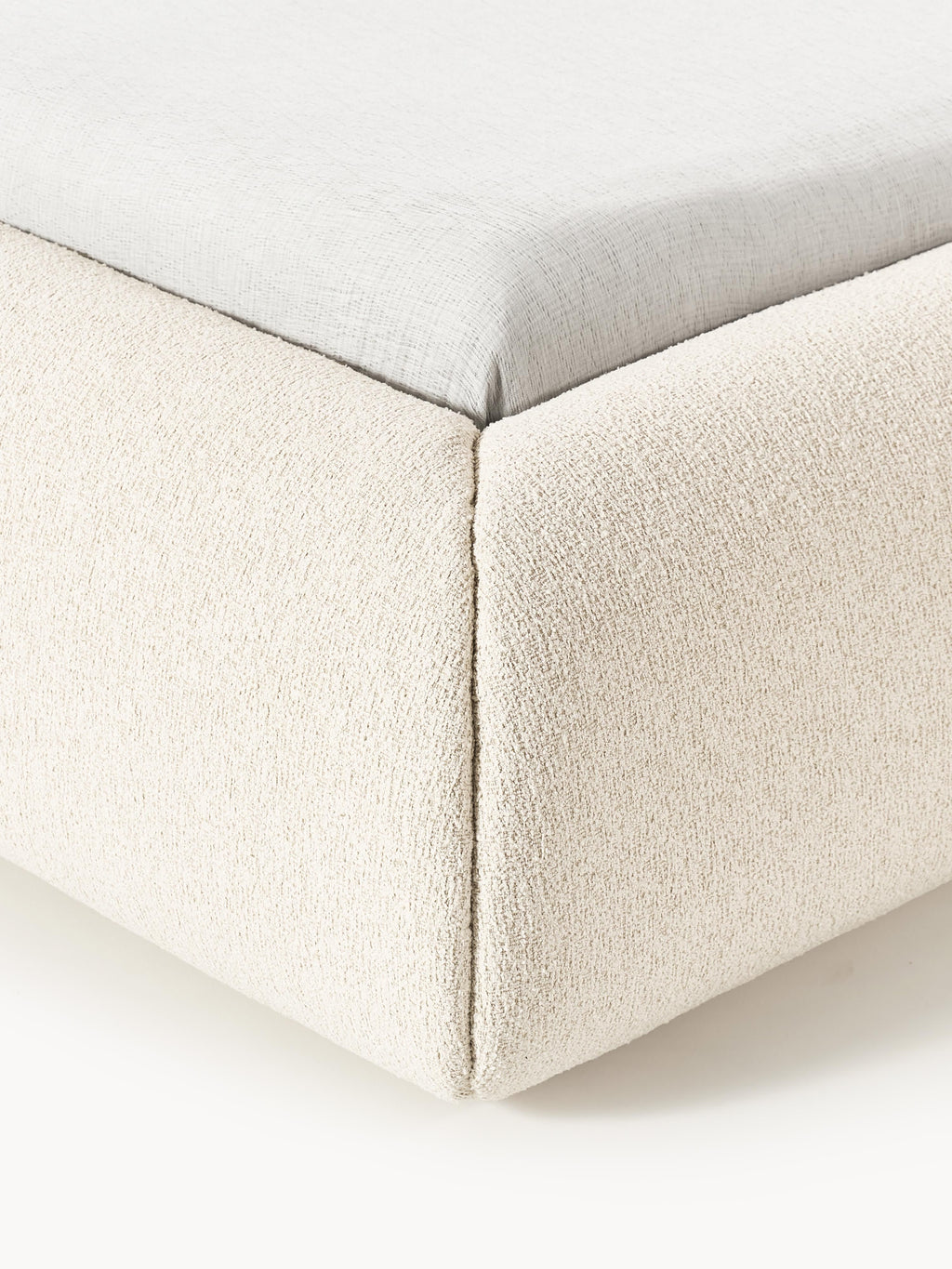 Sofia Upholstered Bouclé Bed
