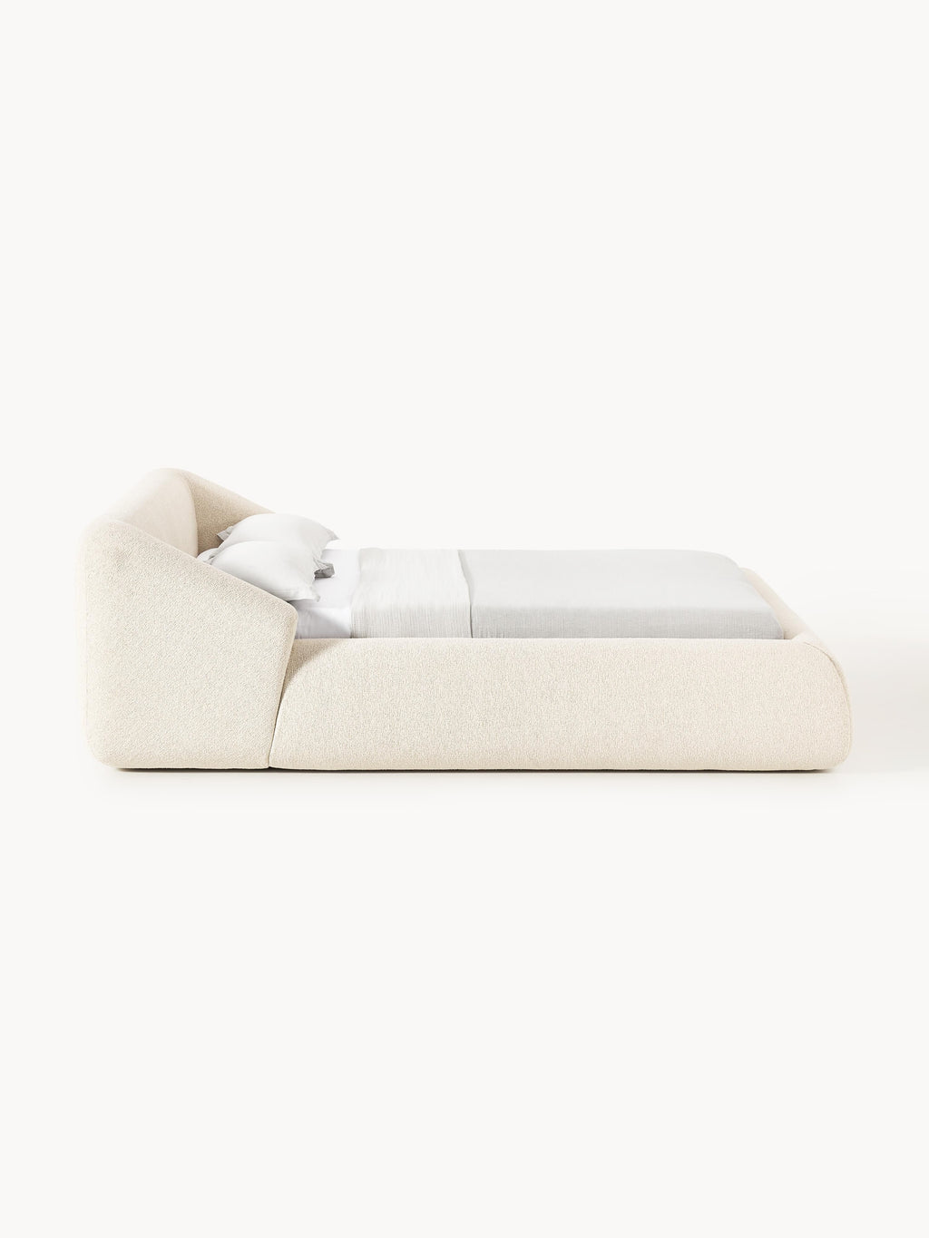 Sofia Upholstered Bouclé Bed