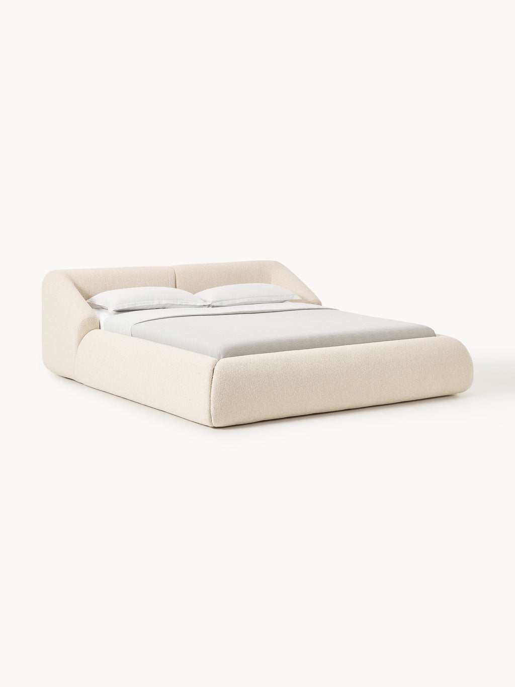 Sofia Upholstered Bouclé Bed