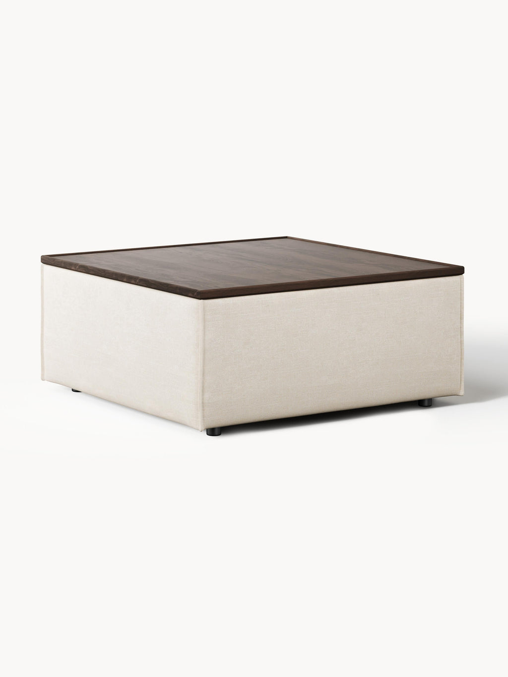 Gallery image 1 - Linen Blend Ottoman Lennon with Storage