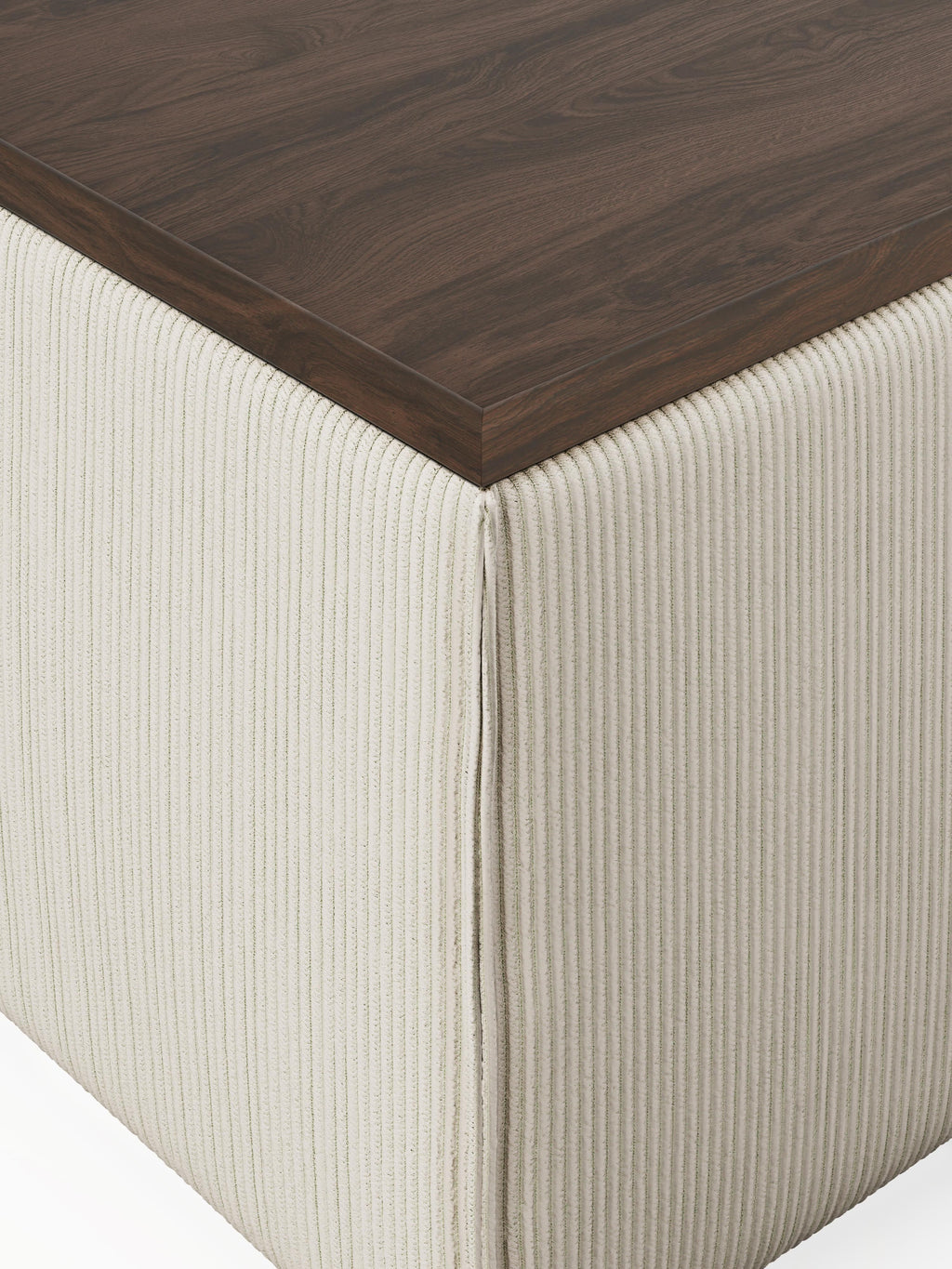 Lennon Corduroy Ottoman with Storage