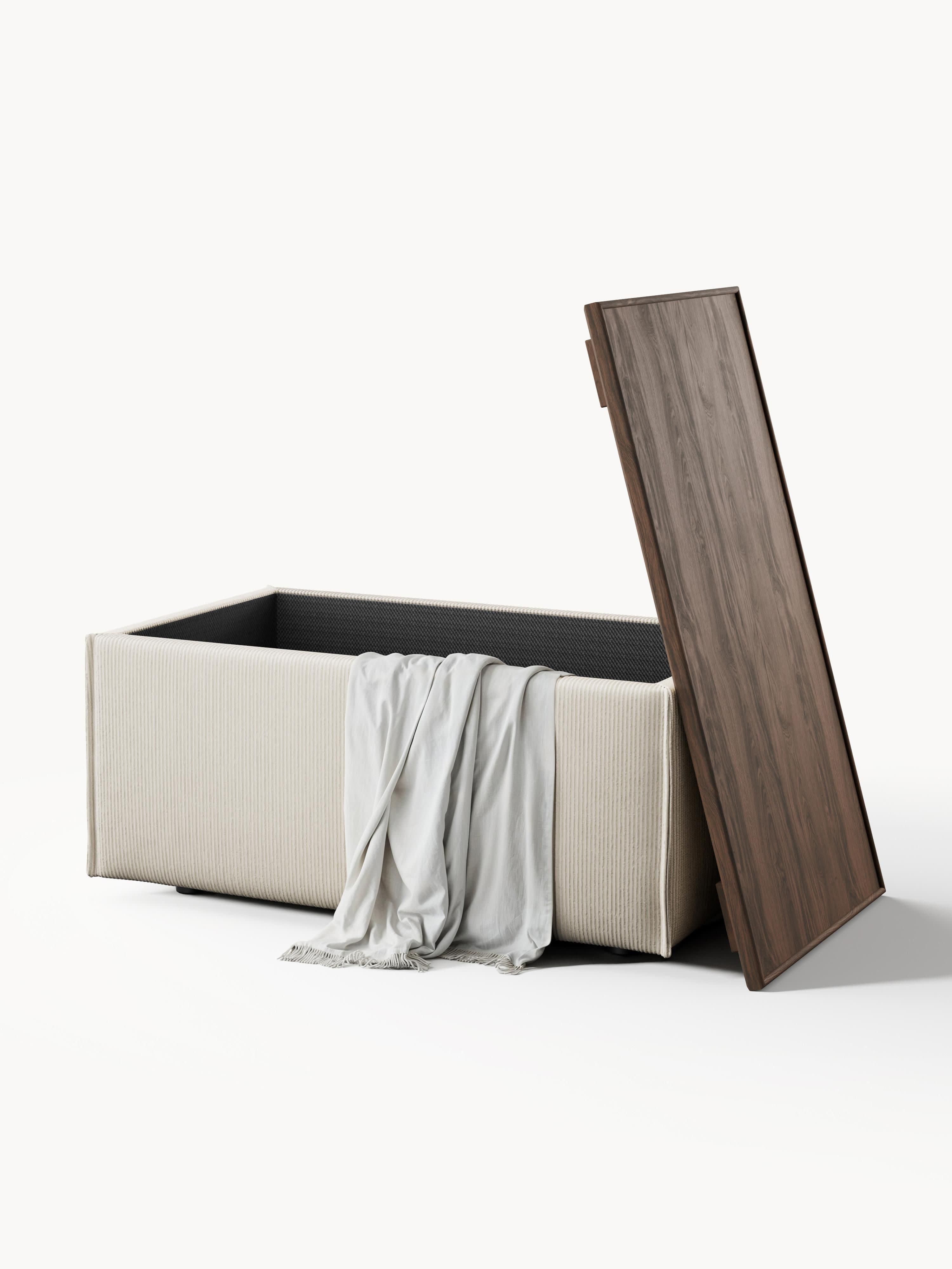 Lennon Corduroy Ottoman with Storage