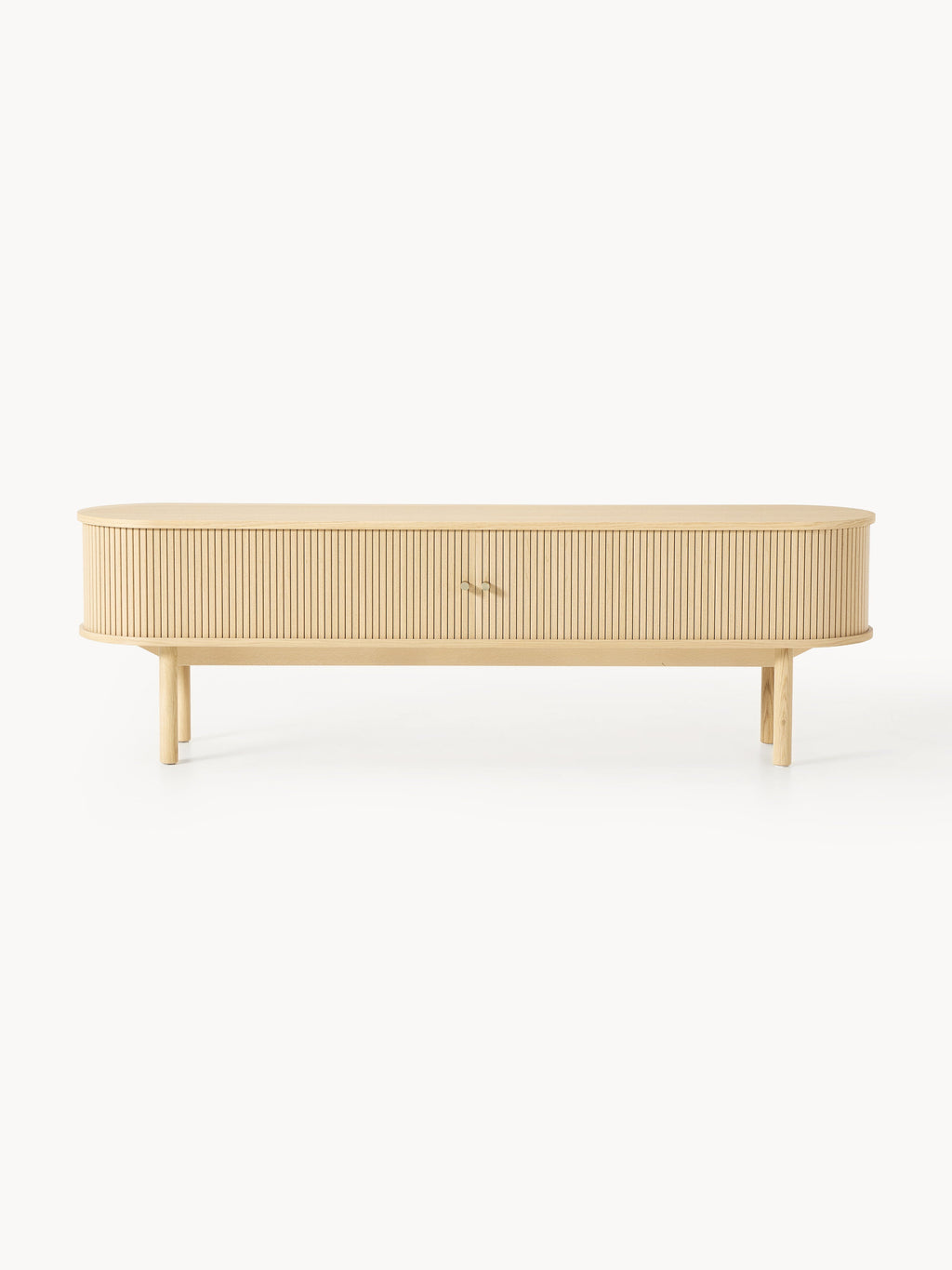 Calary TV Stand with Fluted Front