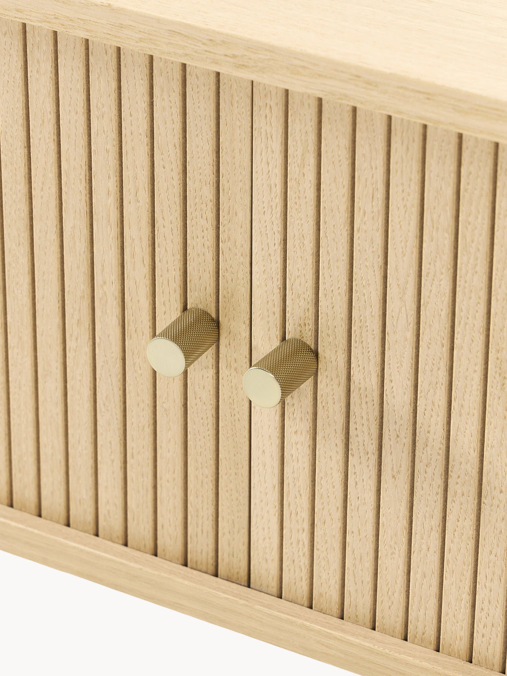 Calary TV Stand with Fluted Front