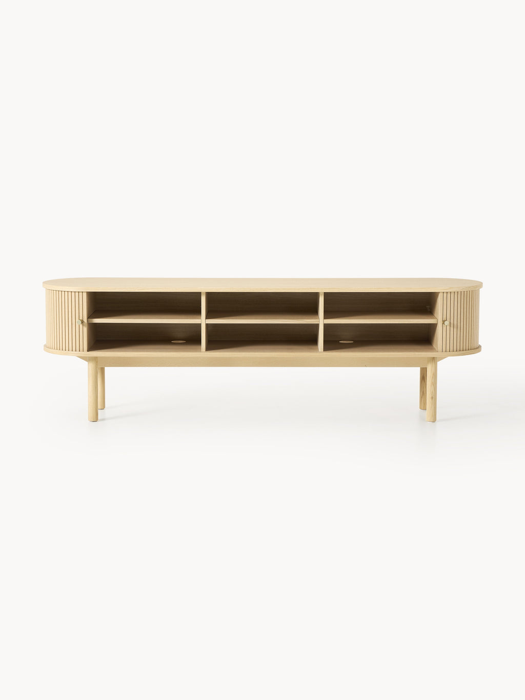 Calary TV Stand with Fluted Front