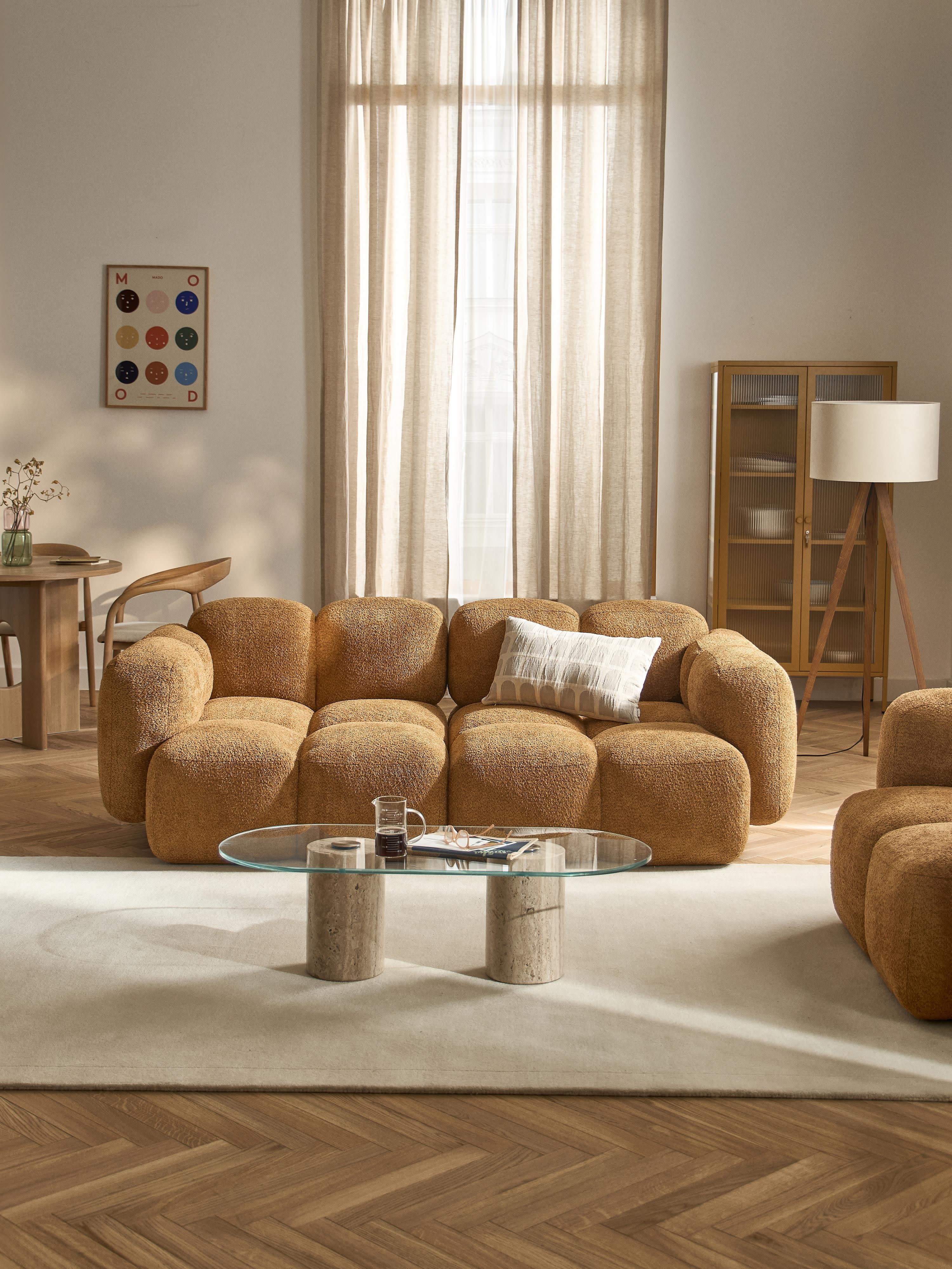 Tayla Modular Teddy-Bouclé Sofa (2-seater)