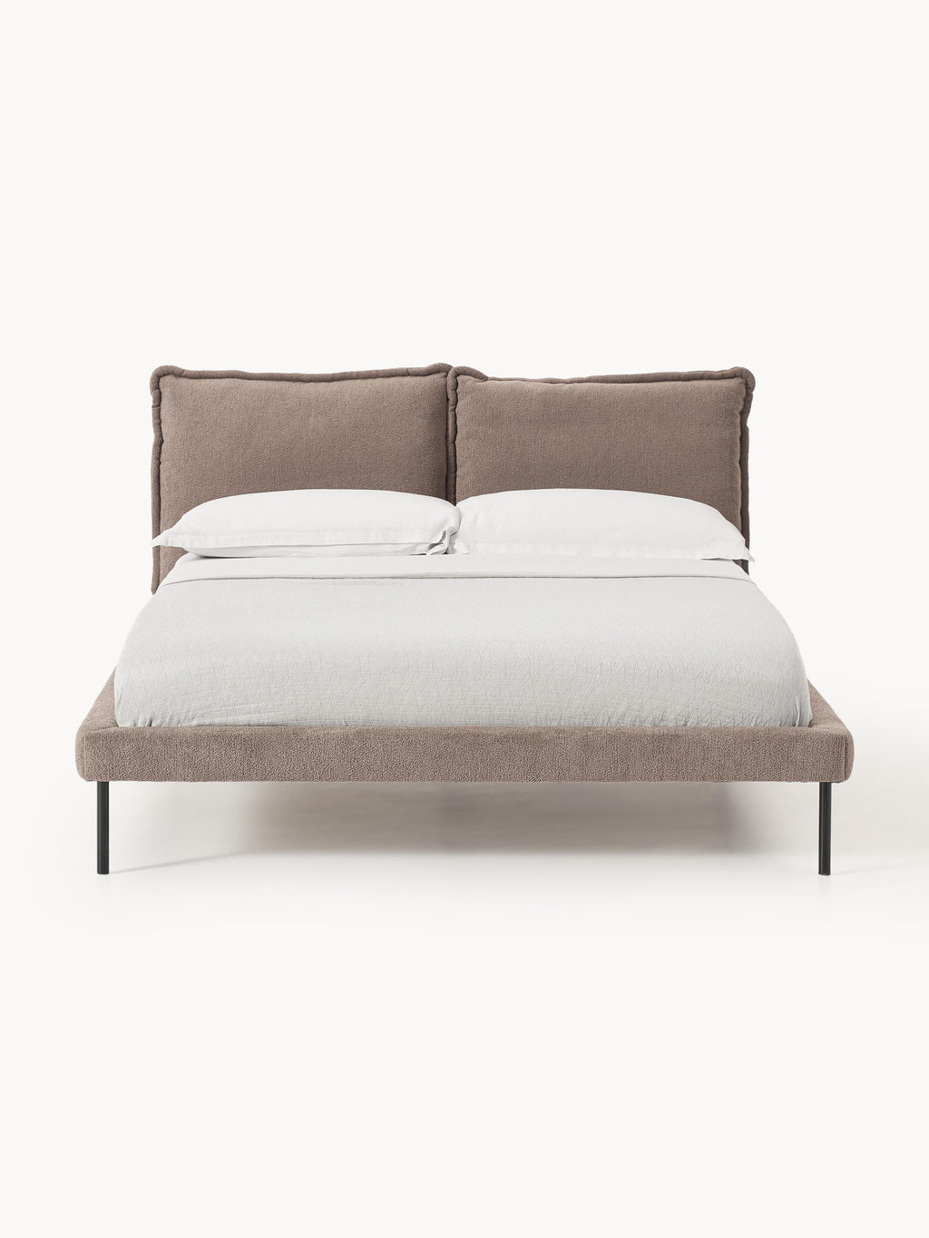 Amelia Upholstered Teddy Bouclé Bed