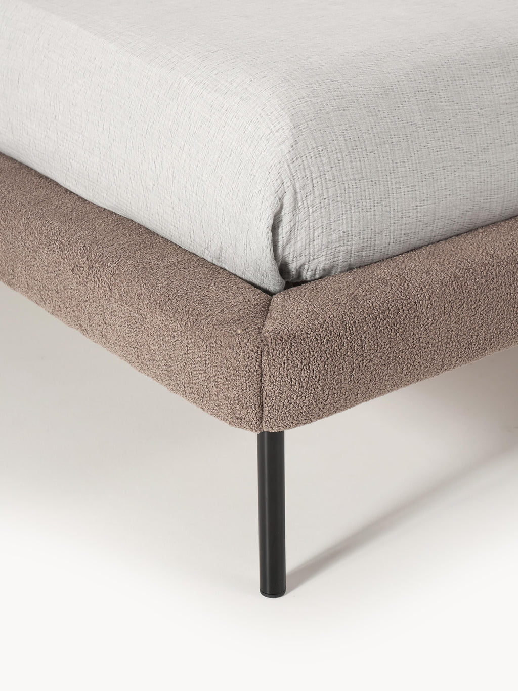 Amelia Upholstered Teddy Bouclé Bed