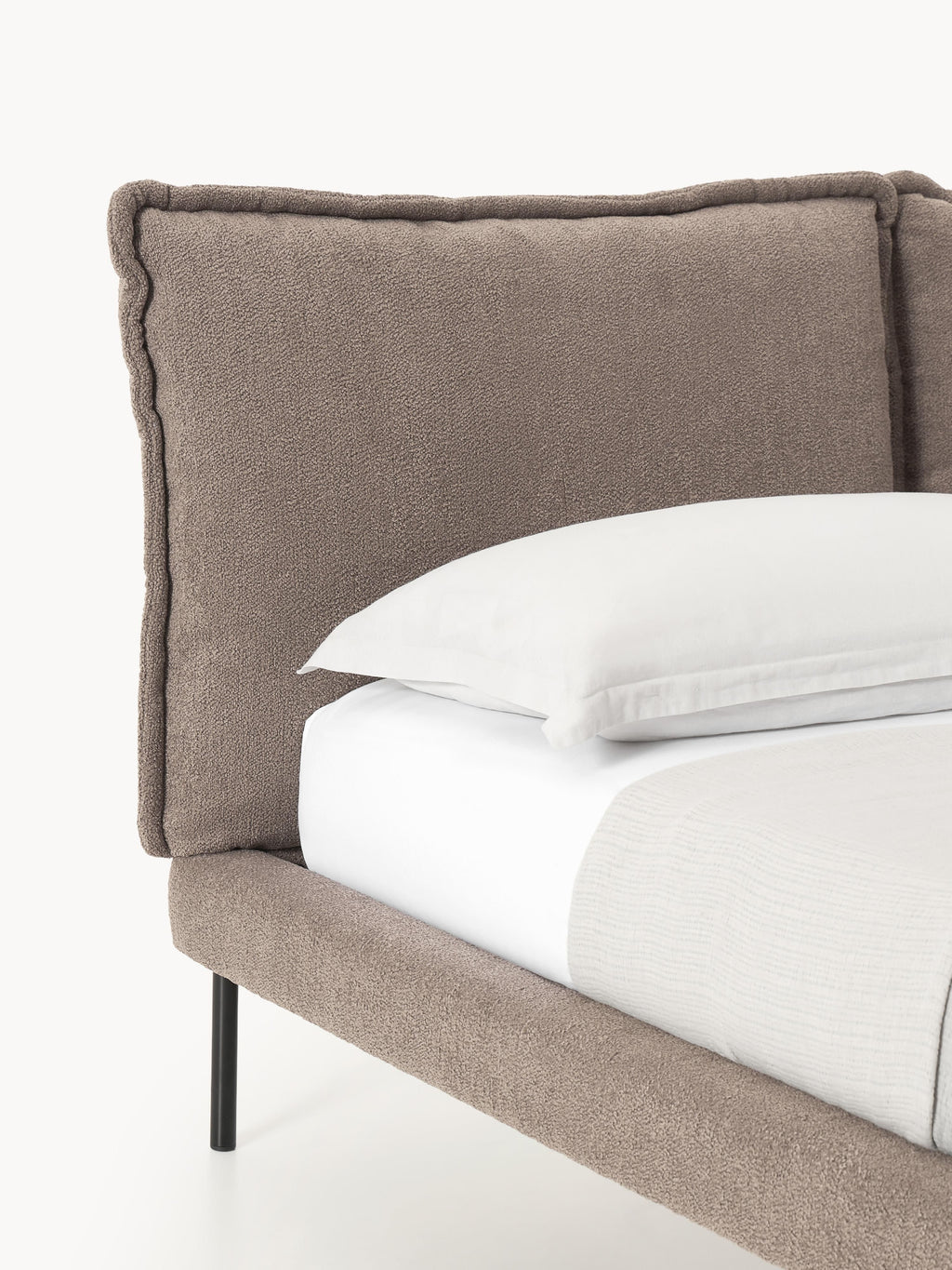 Amelia Upholstered Teddy Bouclé Bed