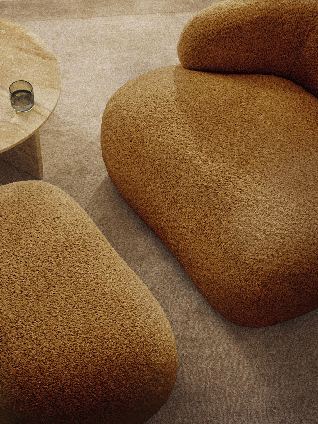 Alba Teddy-Bouclé Ottoman
