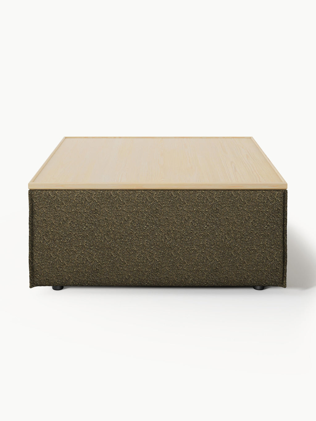 Lennon Bouclé Ottoman with Storage