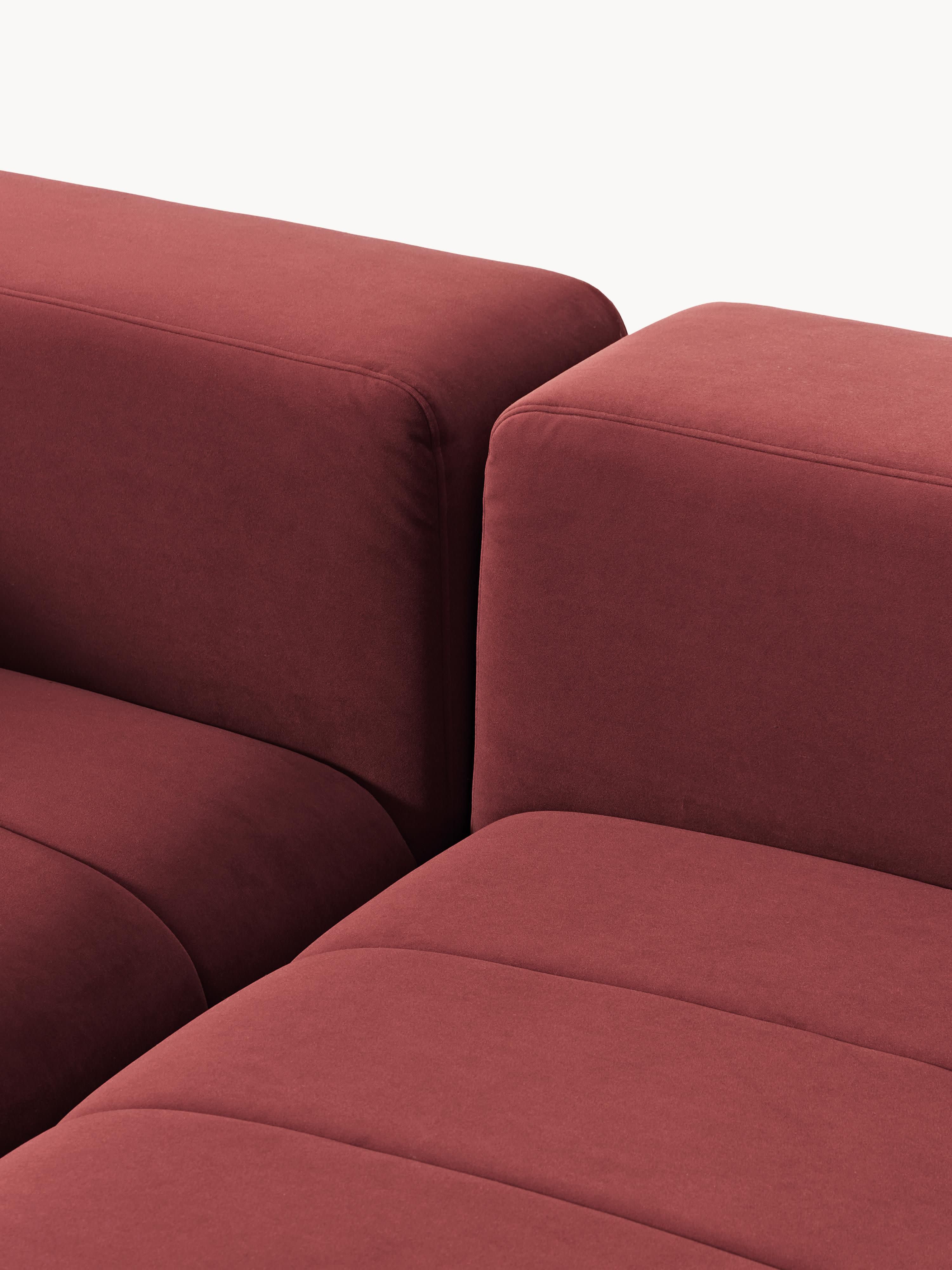 Lena Modular Velvet Sofa (4-seater)