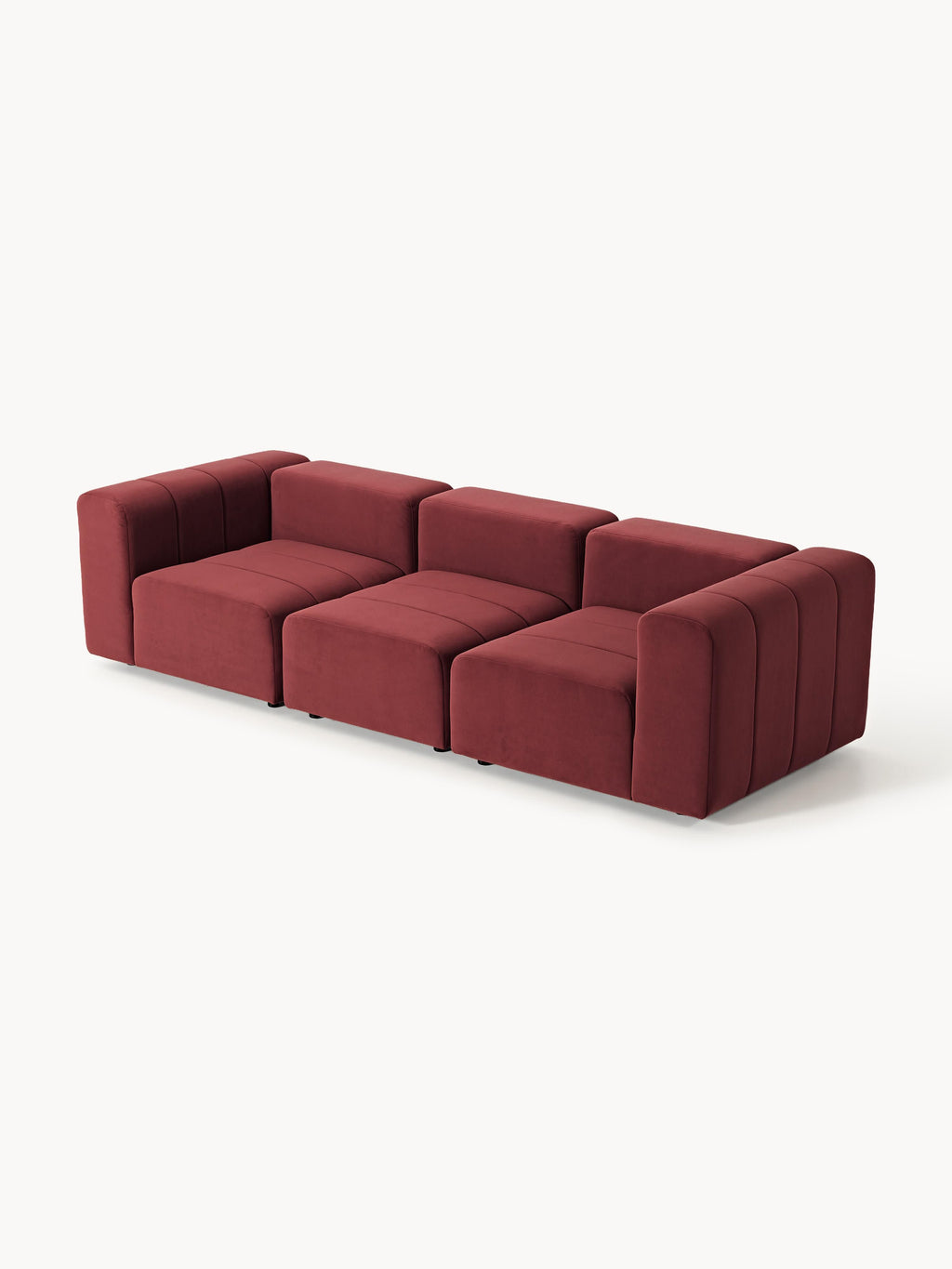 Lena Modular Velvet Sofa (4-seater)
