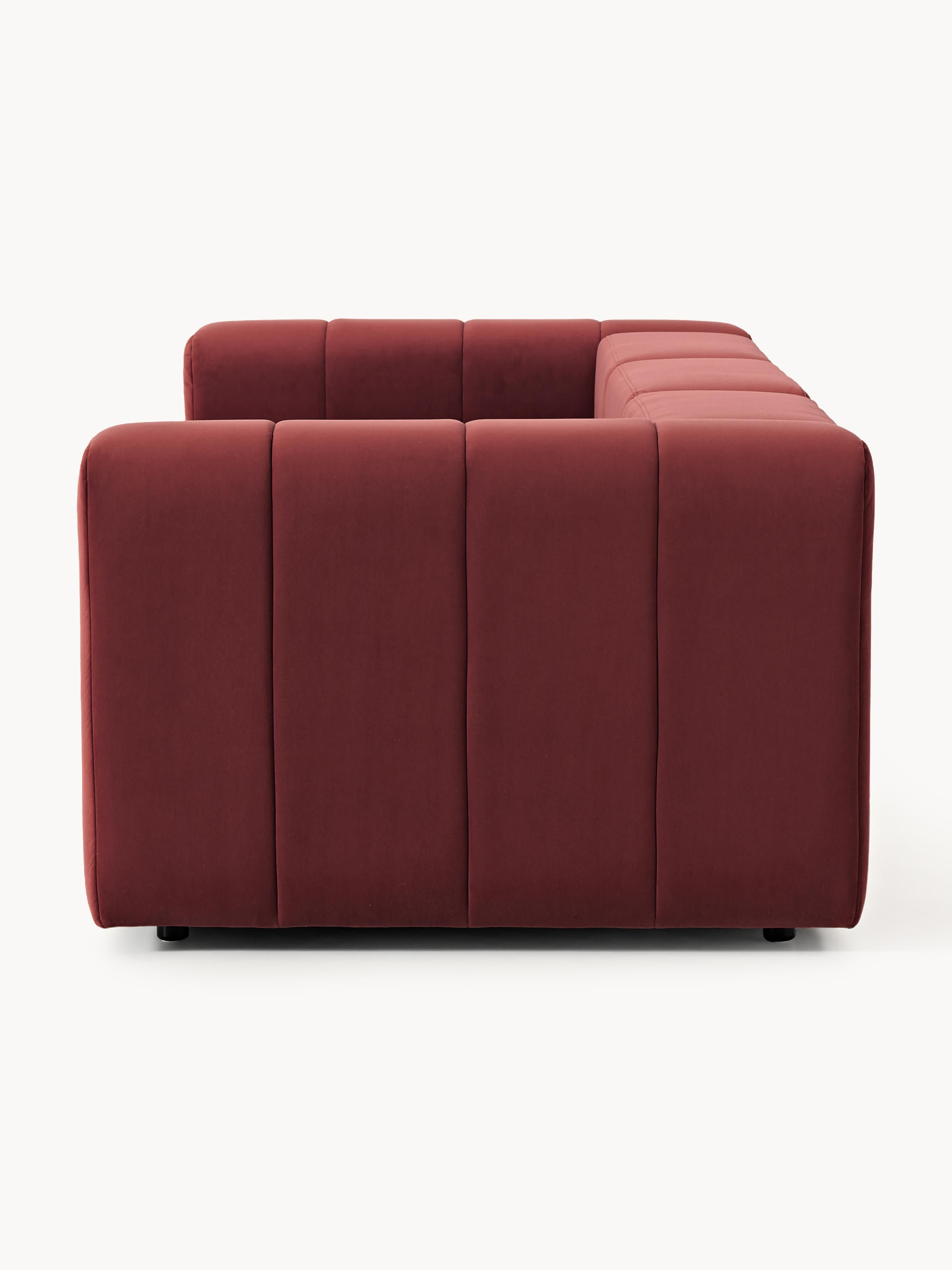 Lena Modular Velvet Sofa (4-seater)