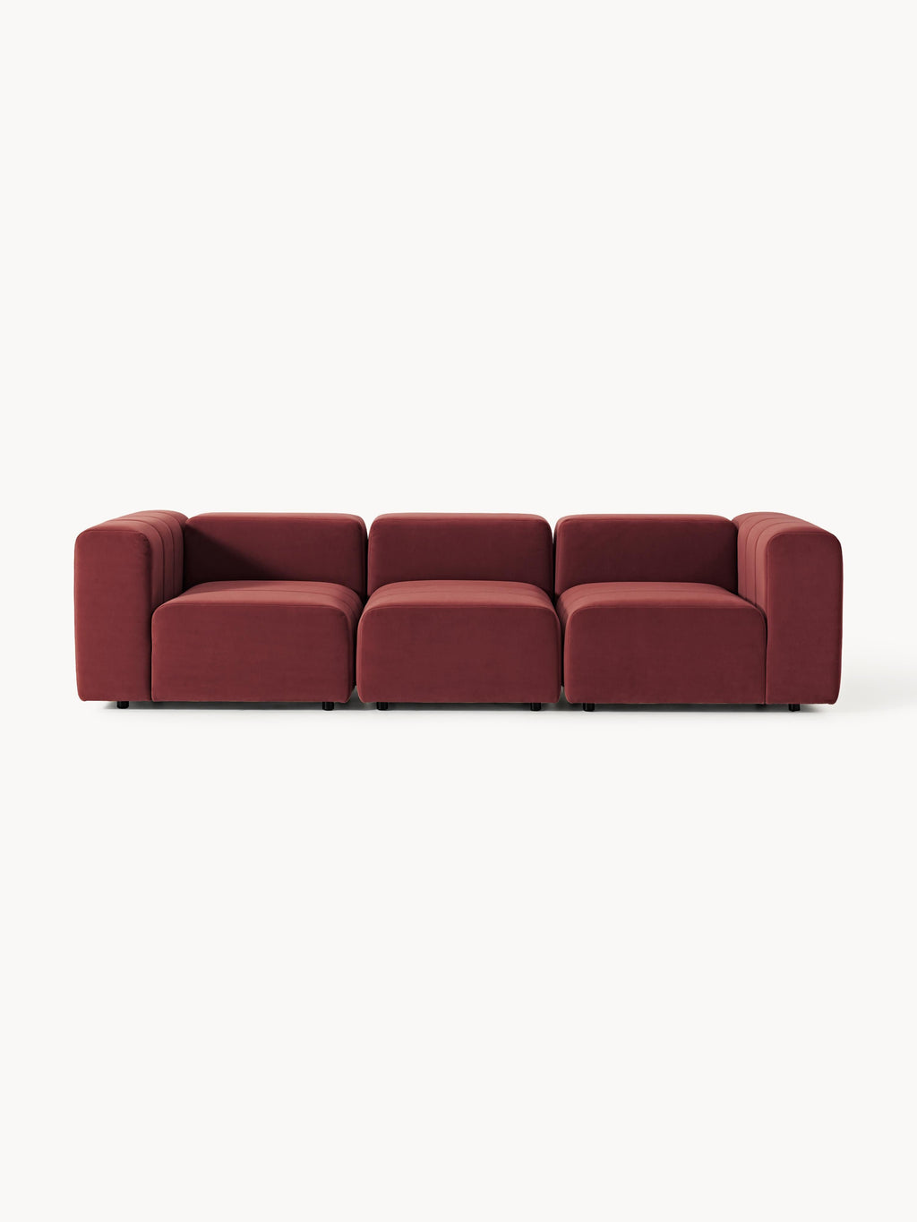 Lena Modular Velvet Sofa (4-seater)