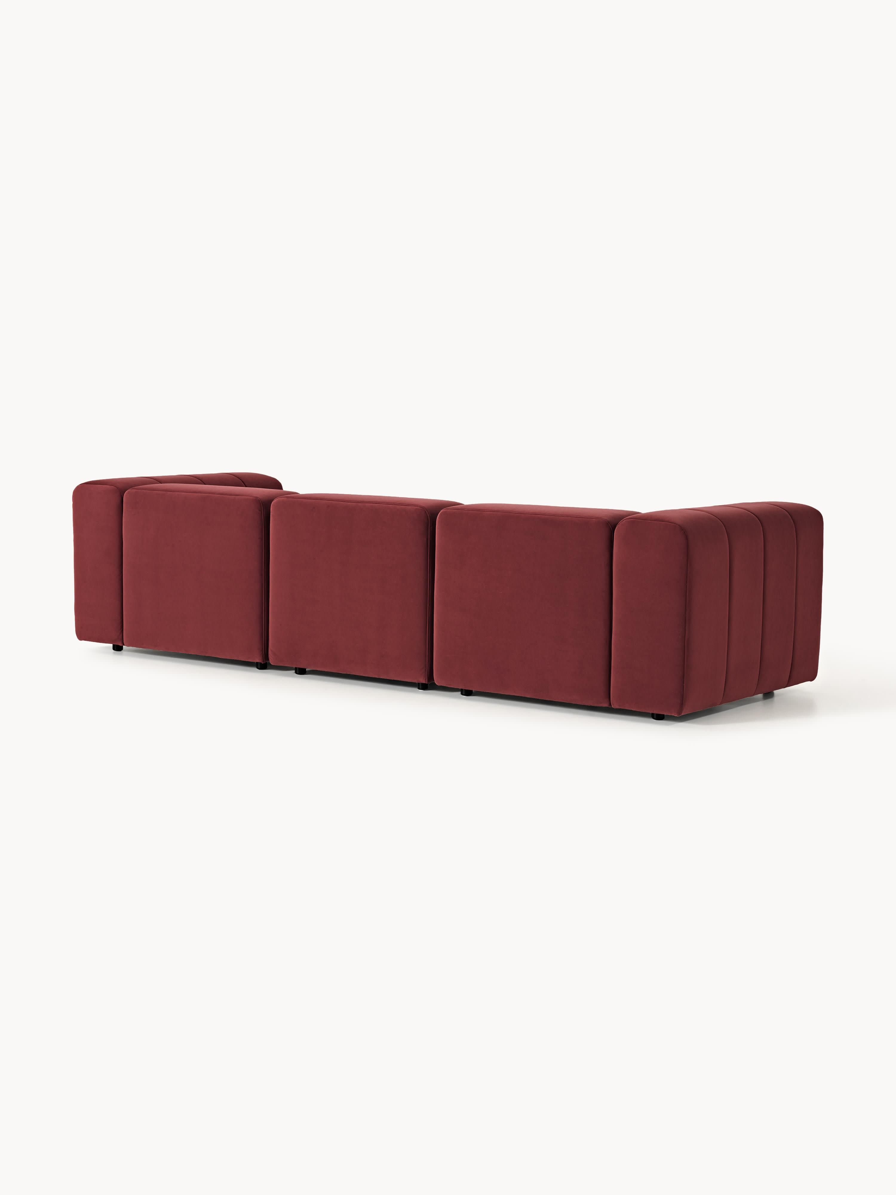 Lena Modular Velvet Sofa (4-seater)