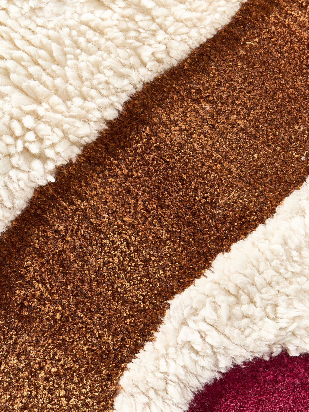 Rosco High-Low Wool Rug, Hand-Tufted