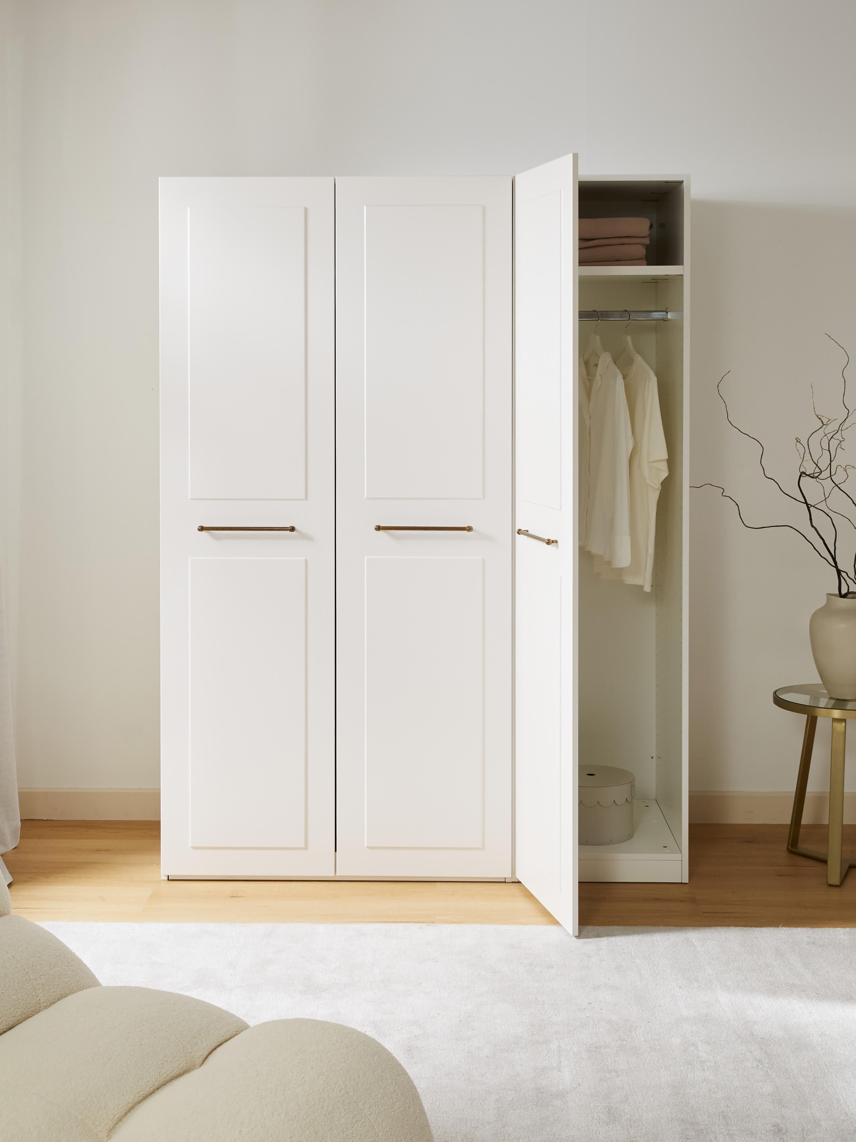 Charlotte Modular Hinged Door Wardrobe, 150 cm Wide, in various sizes
