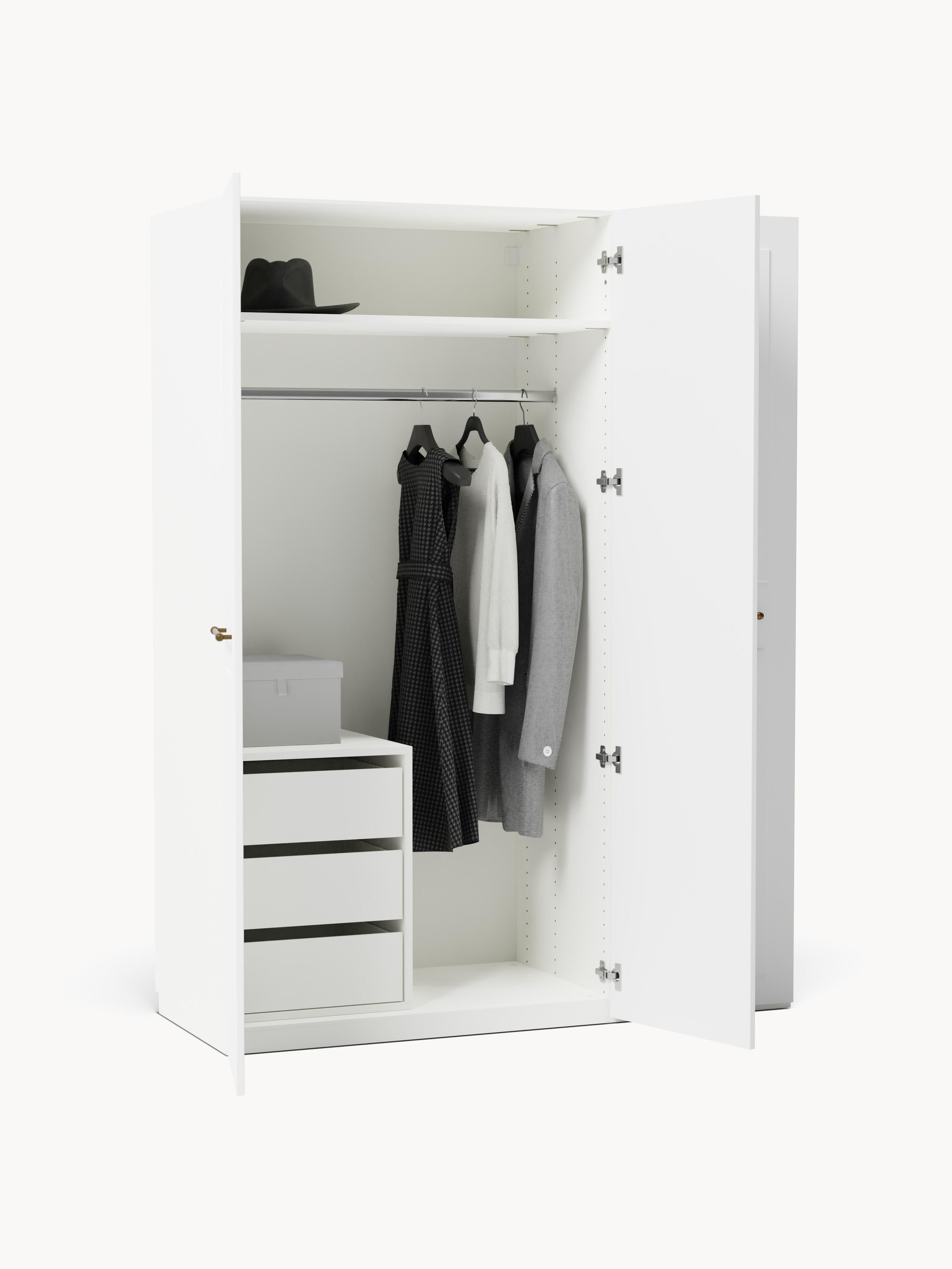 Charlotte Modular Hinged Door Wardrobe, 150 cm Wide, in various sizes