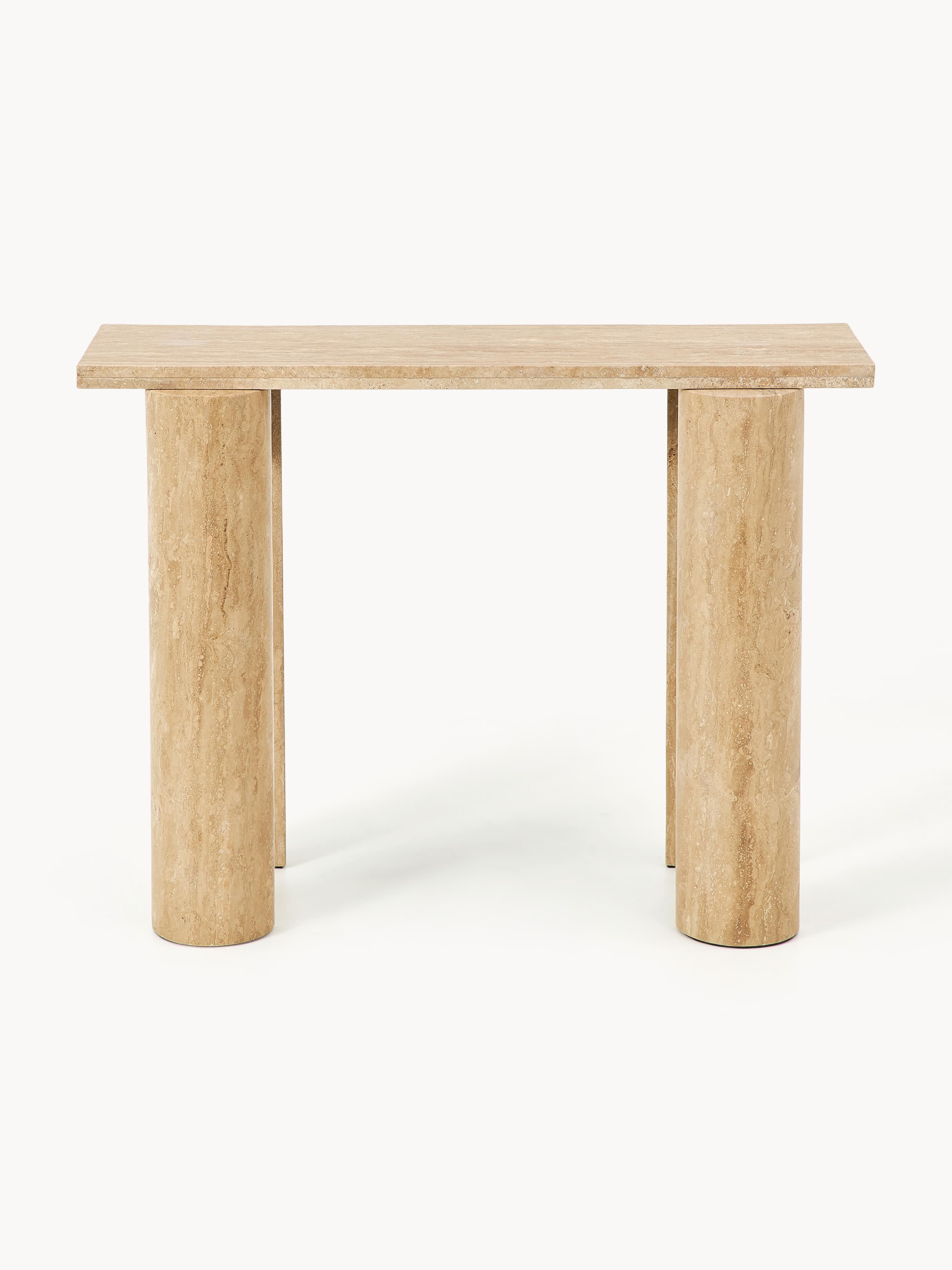 Disa Travertine Console Table