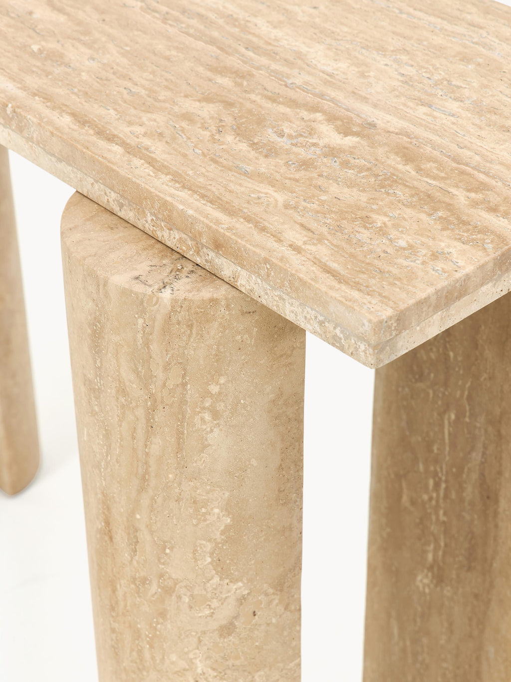 Disa Travertine Console Table