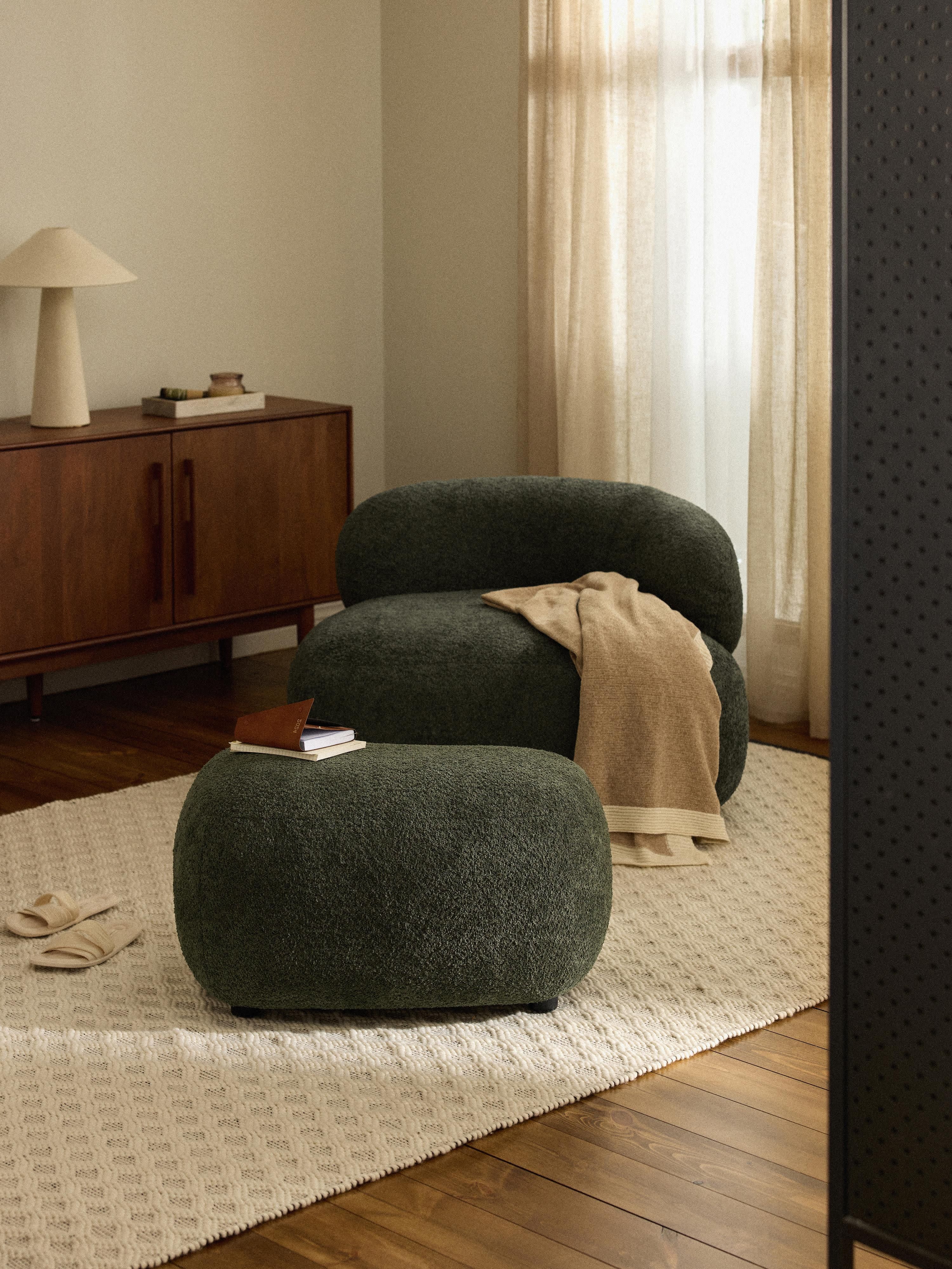 Alba Teddy-Bouclé Ottoman