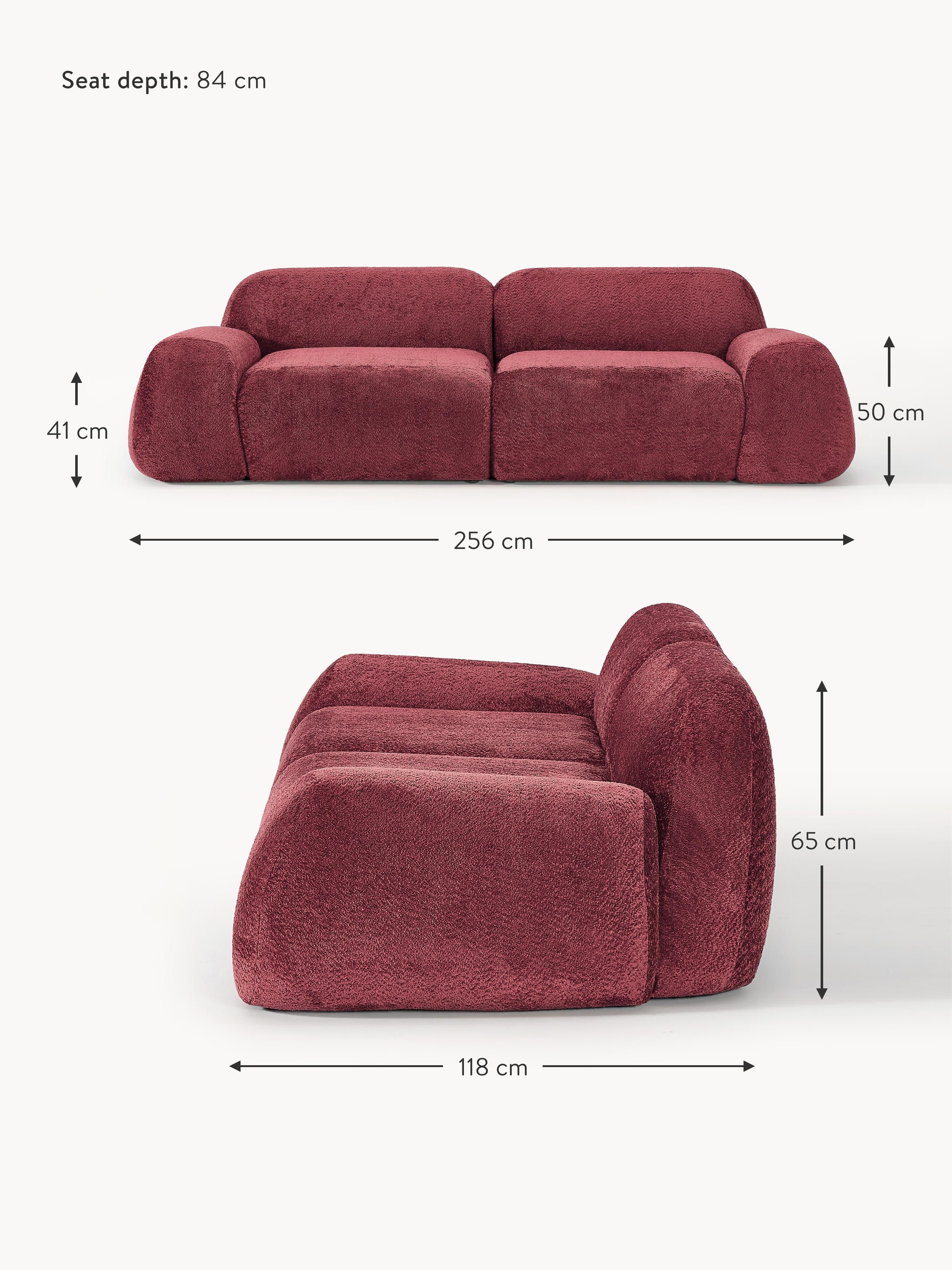 Wolke Modular Teddy Bouclé Sofa (3-seater)