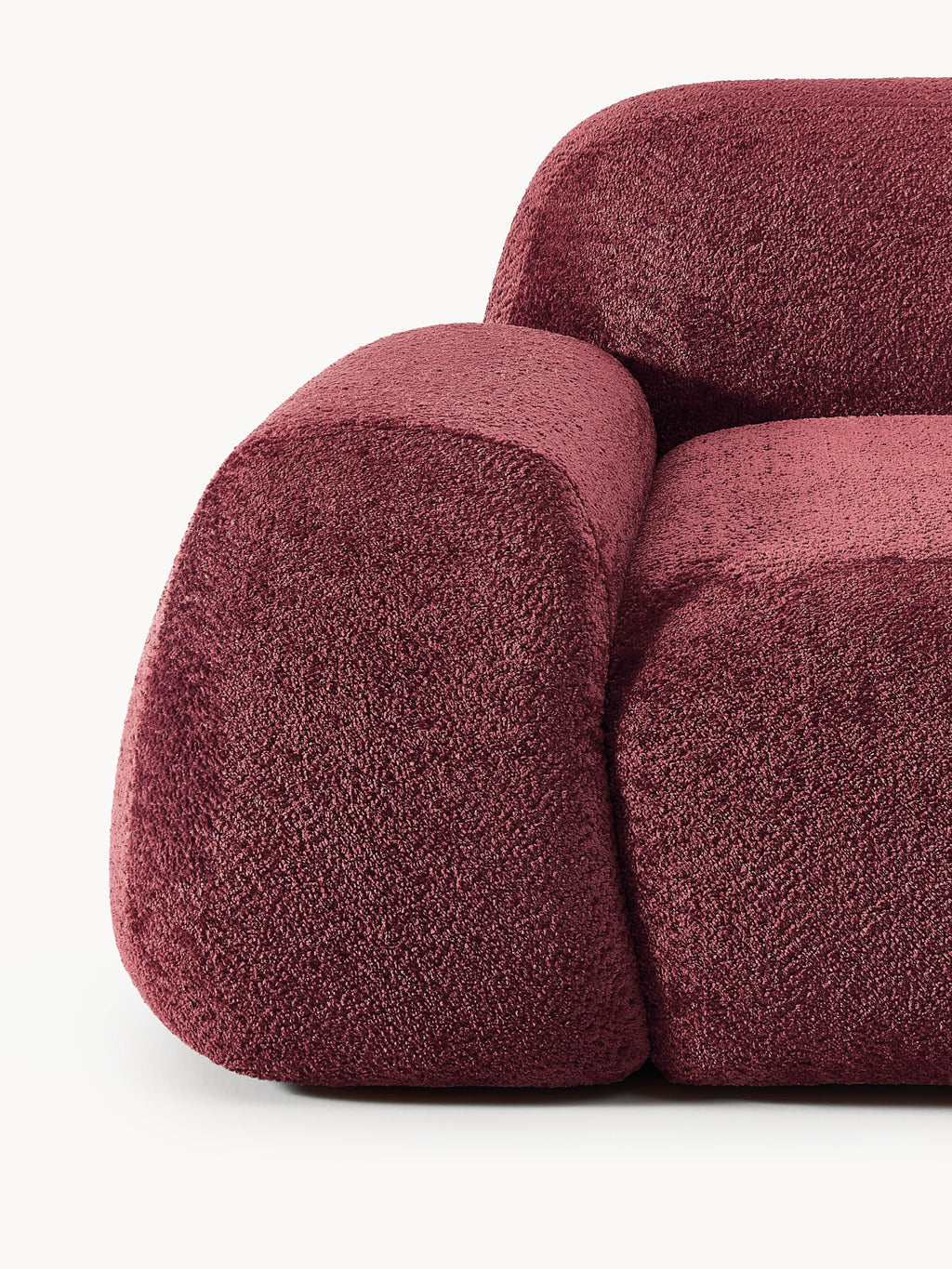 Wolke Modular Teddy Bouclé Sofa (3-seater)