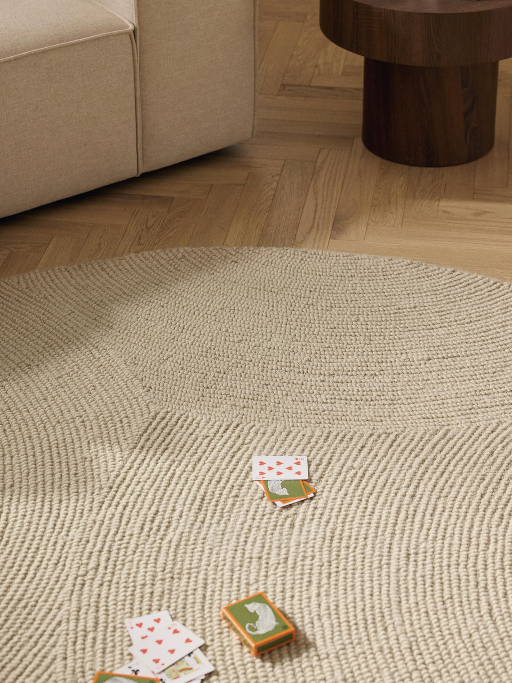 Eleni Round Hand-Tufted Wool Rug