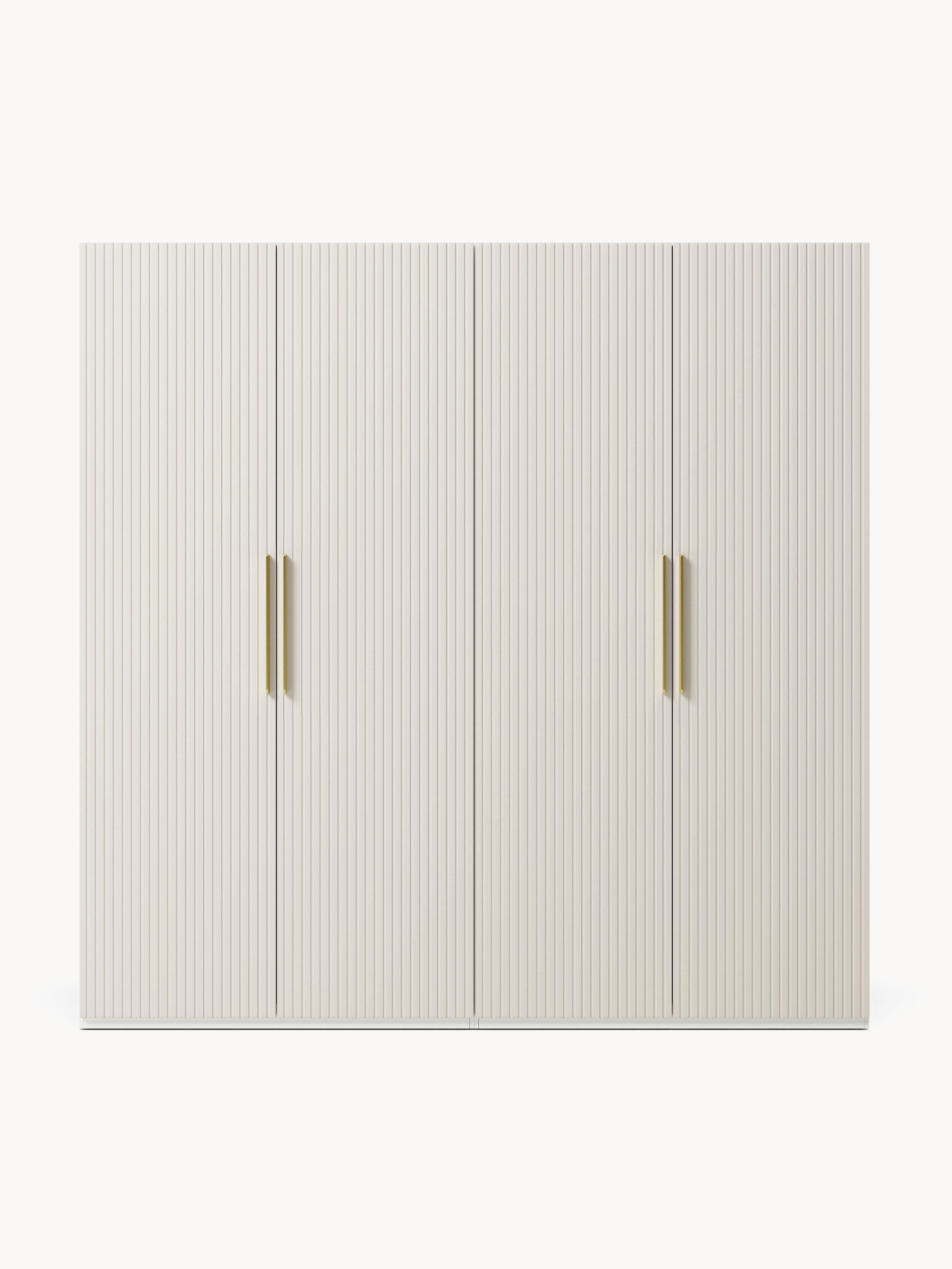 Simone Modular Revolving Door Wardrobe, 200 cm Wide, in various sizes