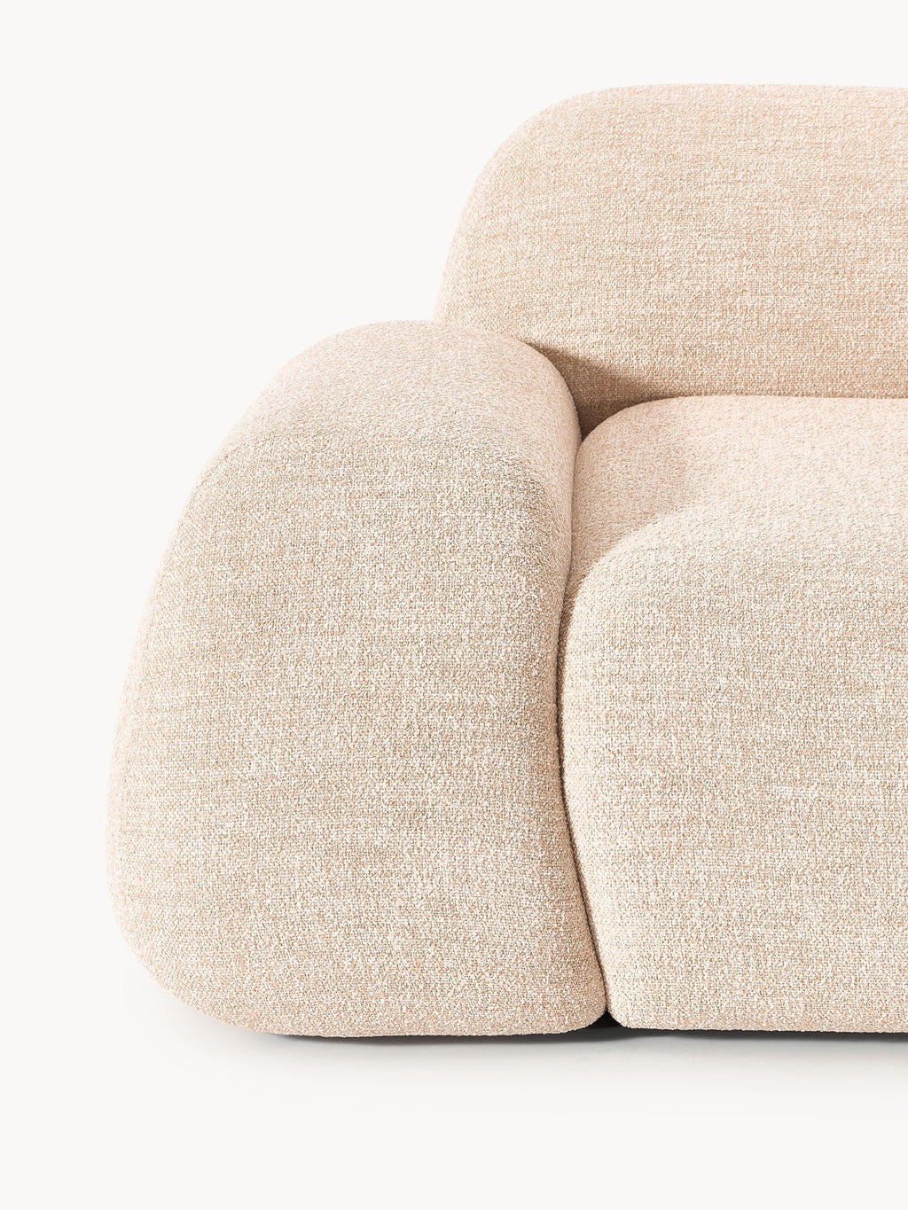 Wolke Modular Bouclé Sofa (3-seater)