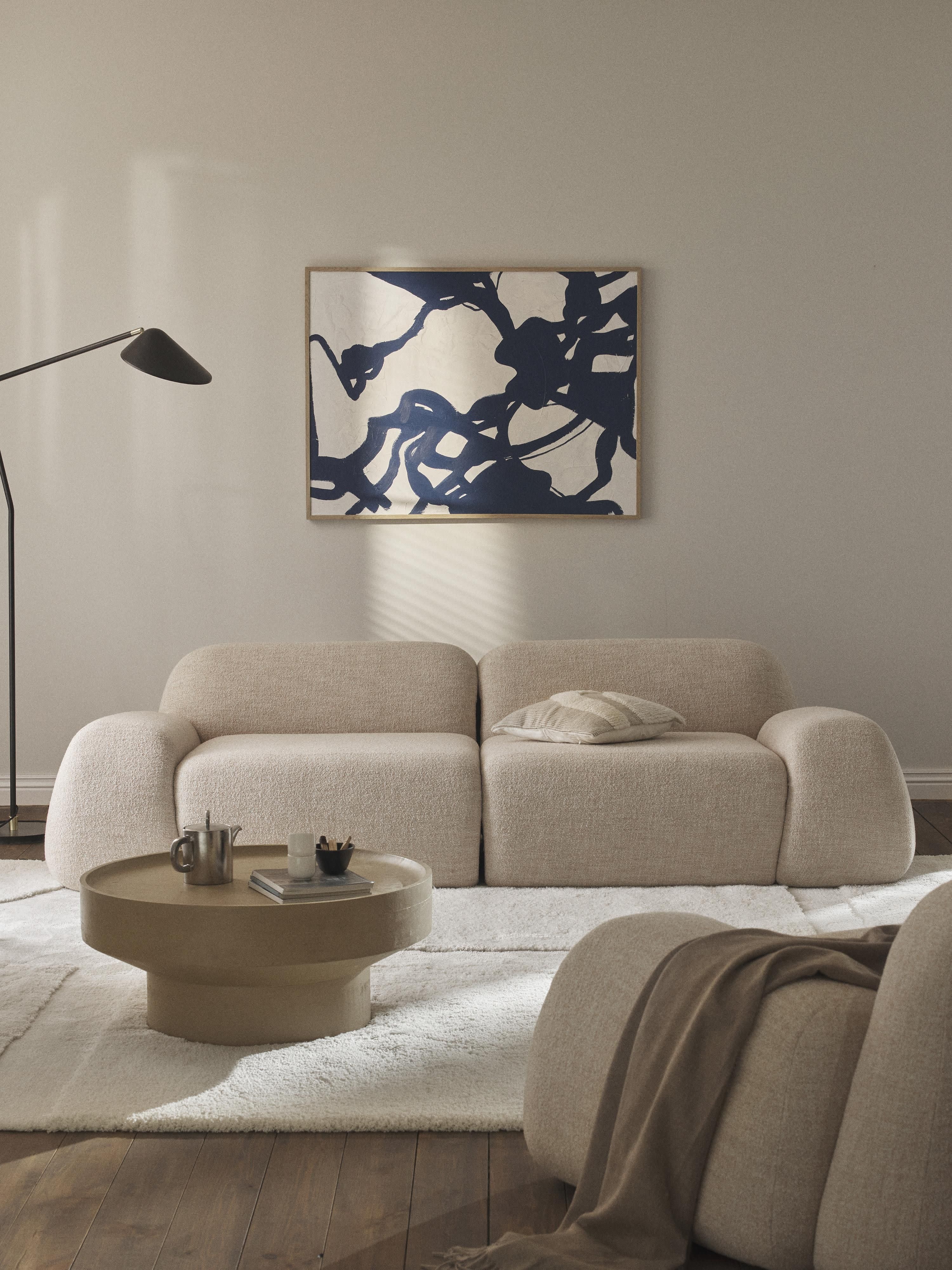Wolke Modular Bouclé Sofa (3-seater)