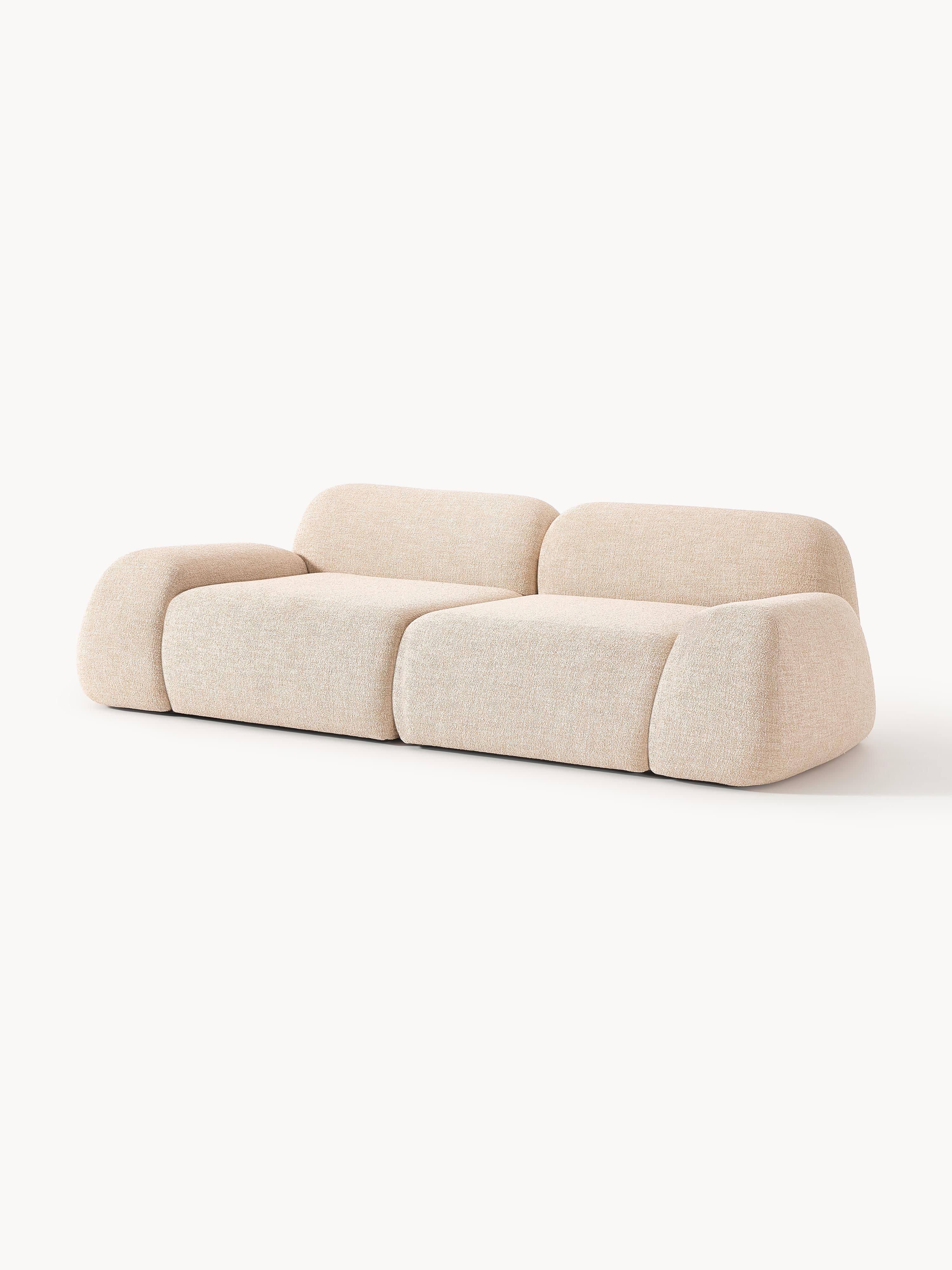 Wolke Modular Bouclé Sofa (3-seater)