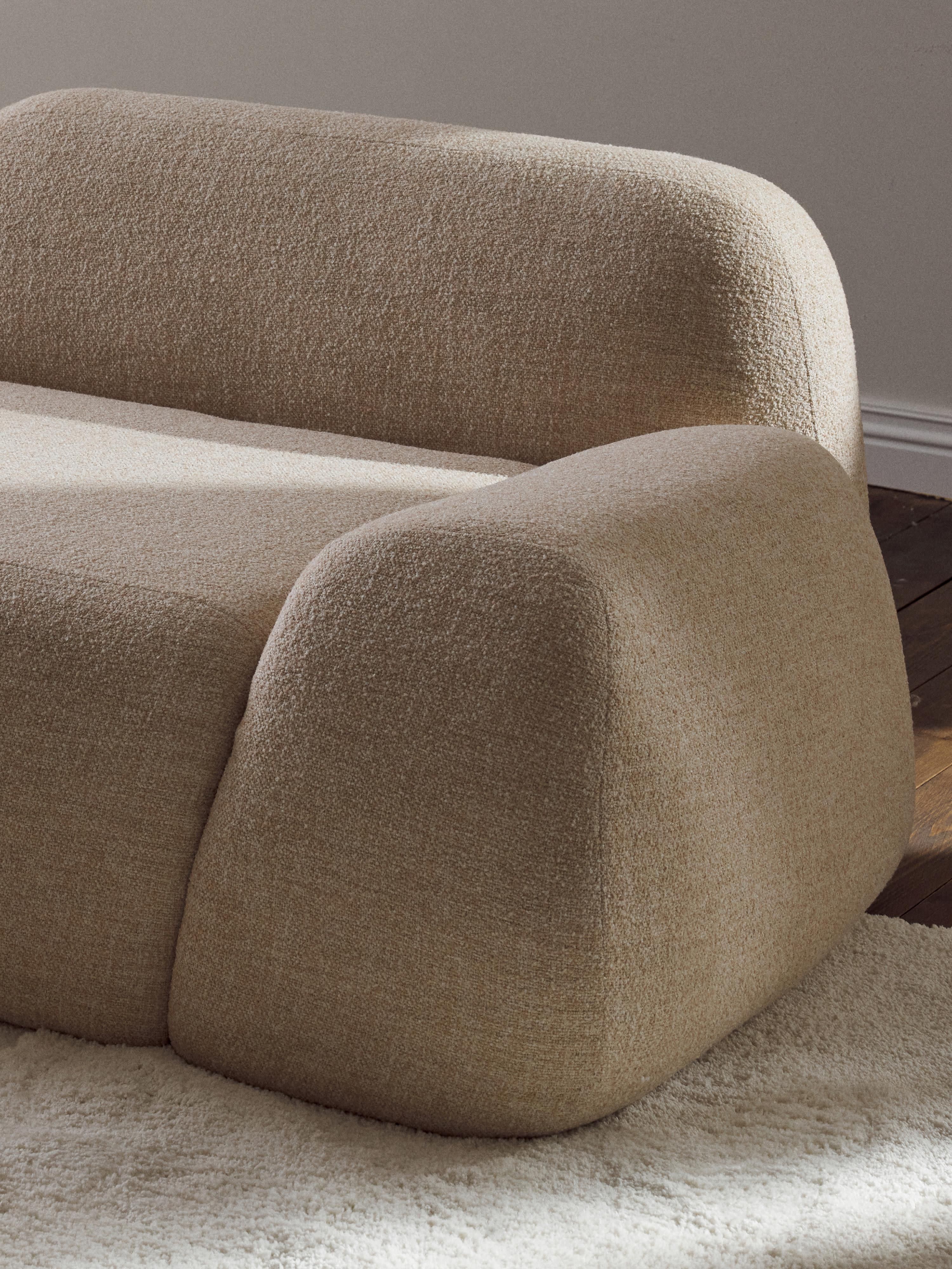 Wolke Modular Bouclé Sofa (3-seater)