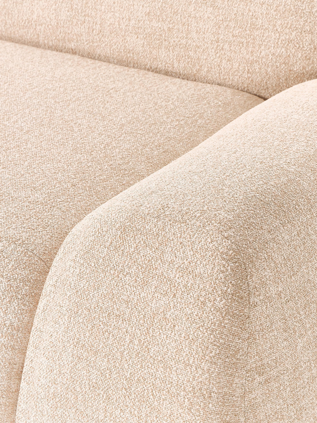 Wolke Modular Bouclé Sofa (3-seater)