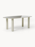 Gallery image 1 - Organic Dining Table Beni with Glass Top, 200 x 110 cm