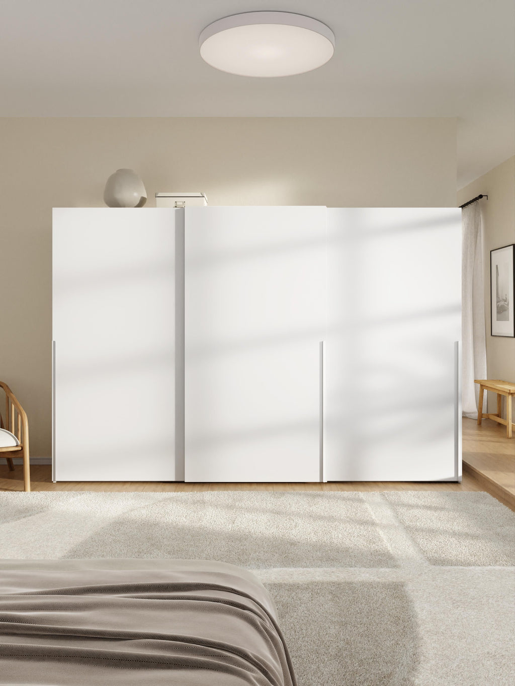 Leon Modular Sliding Door Wardrobe, 300 cm Wide, in various sizes