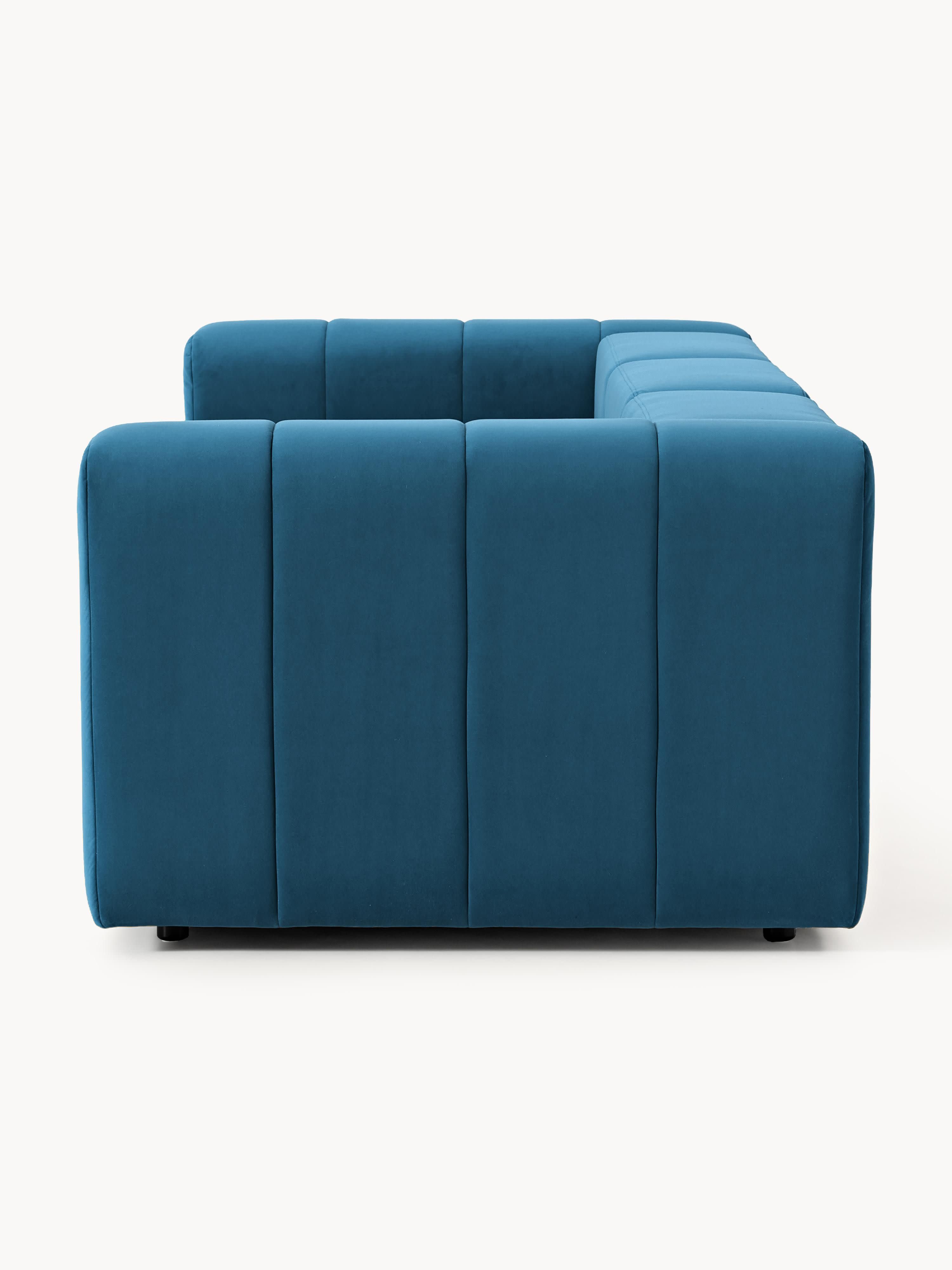 Lena Modular Velvet Sofa (4-seater)