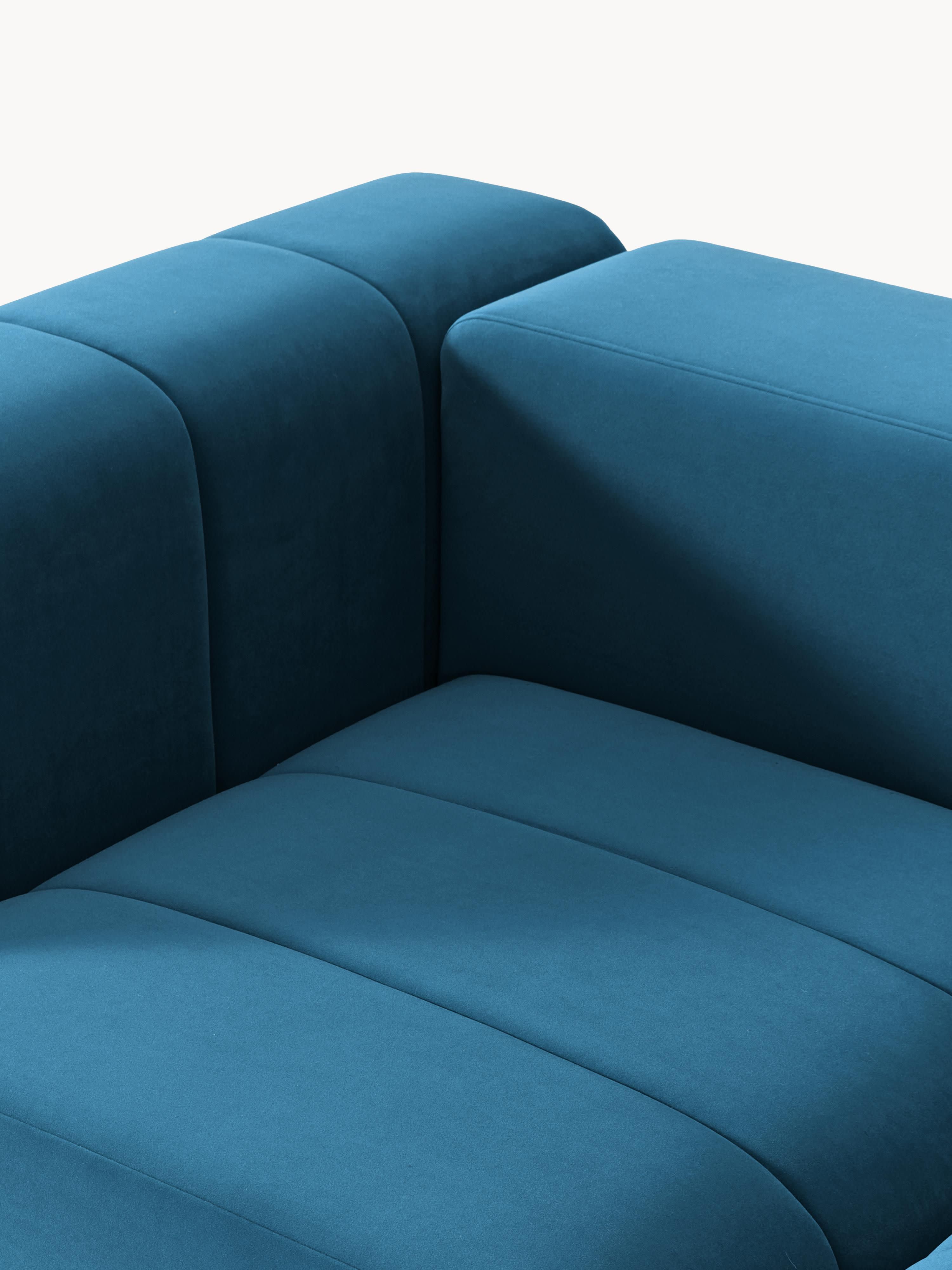 Lena Modular Velvet Sofa (4-seater)