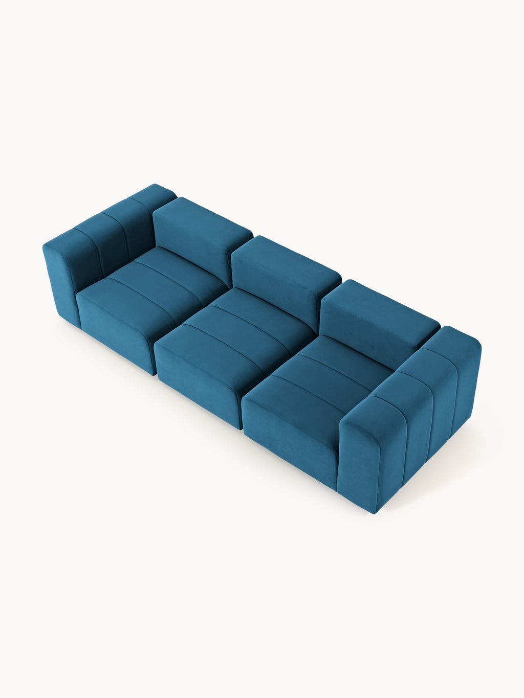 Lena Modular Velvet Sofa (4-seater)