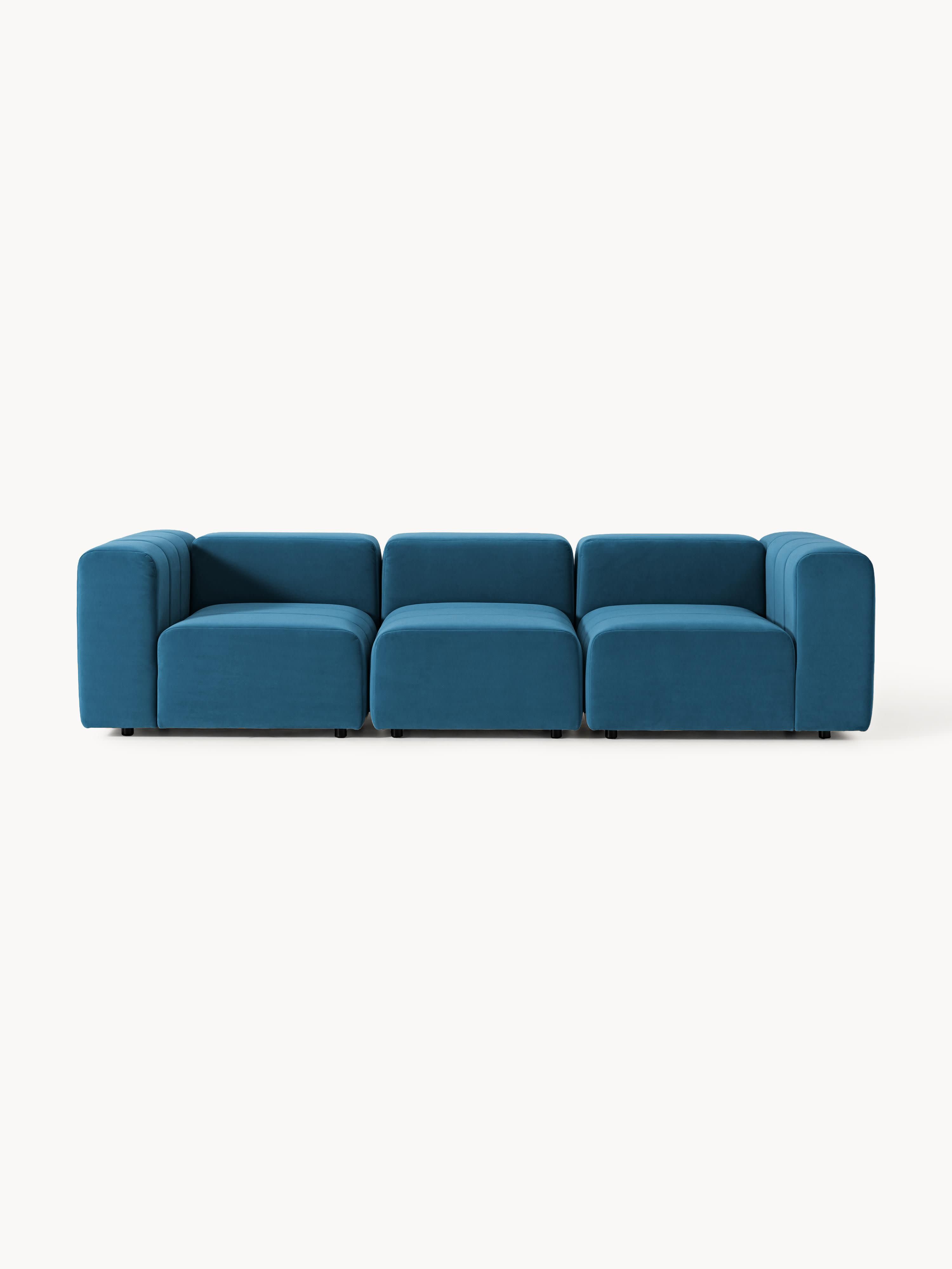 Lena Modular Velvet Sofa (4-seater)