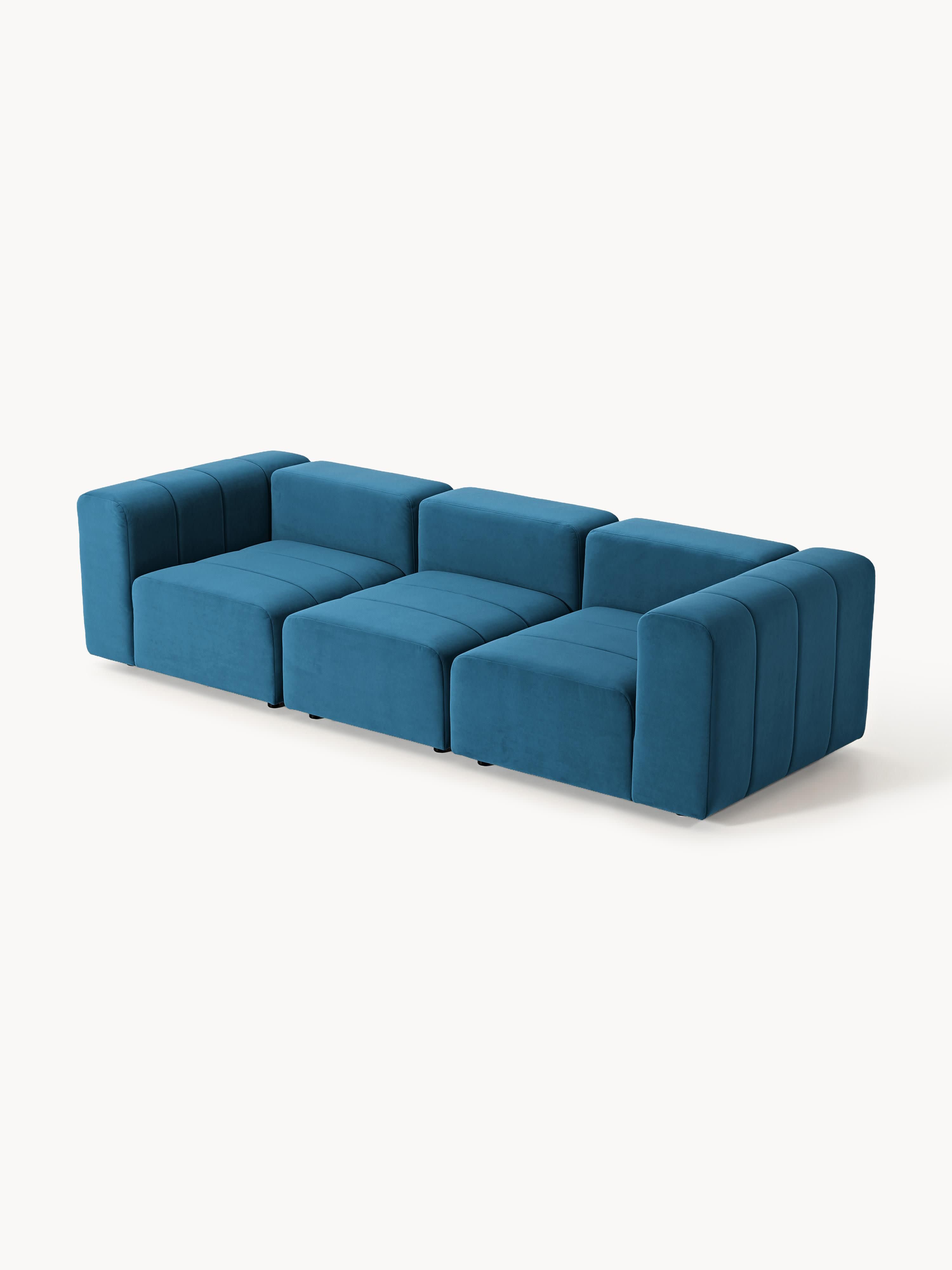 Lena Modular Velvet Sofa (4-seater)