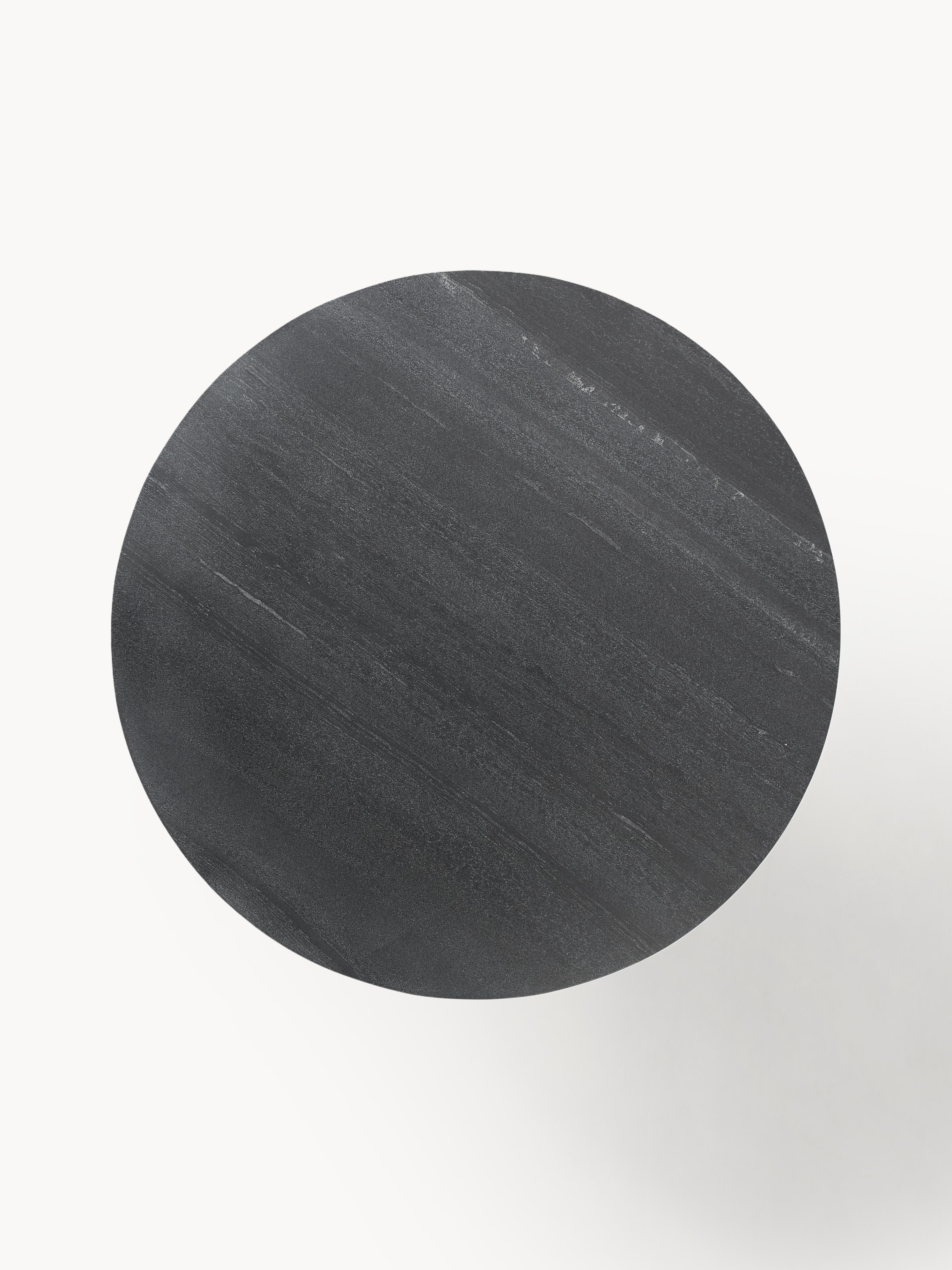 Nelly Round Dining Table with Marble Table Top, Ø 115 cm