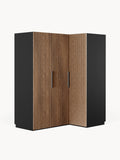 Gallery image 1 - Modular Corner Wardrobe Simone, 165 cm Wide, in various sizes