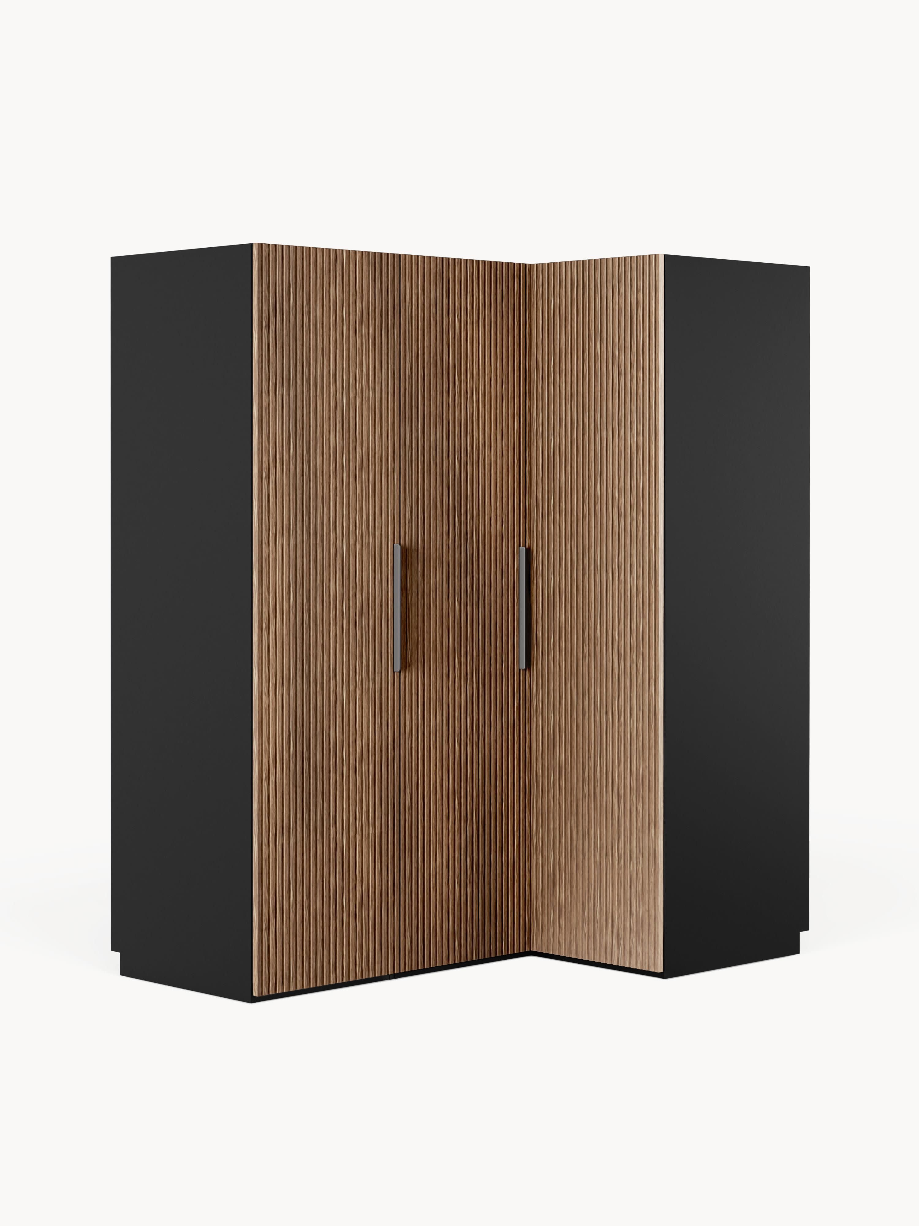 Gallery image 1 - Modular Corner Wardrobe Simone, 165 cm Wide, in various sizes