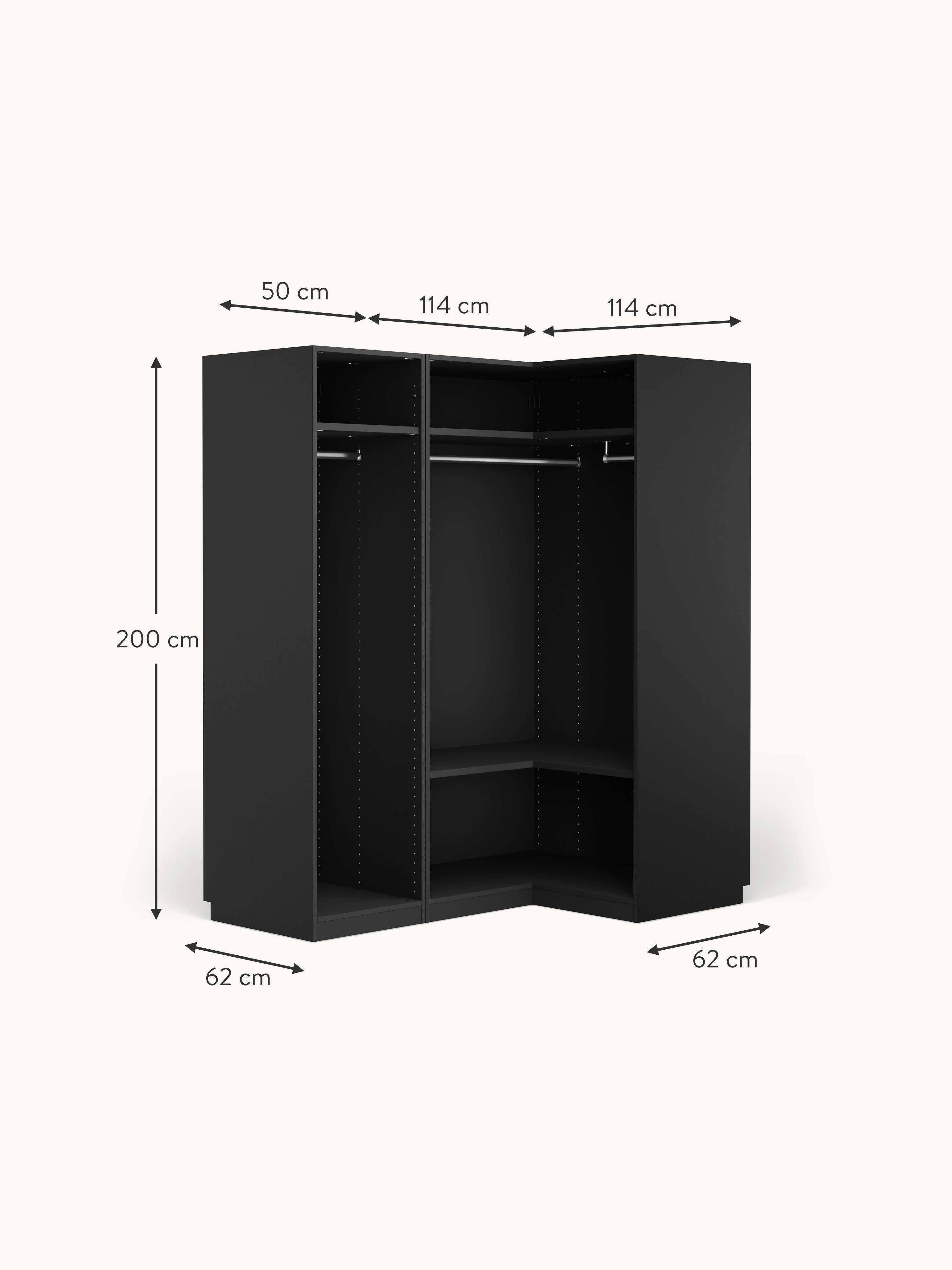 Simone Modular Corner Wardrobe, 165 cm Wide, in various sizes