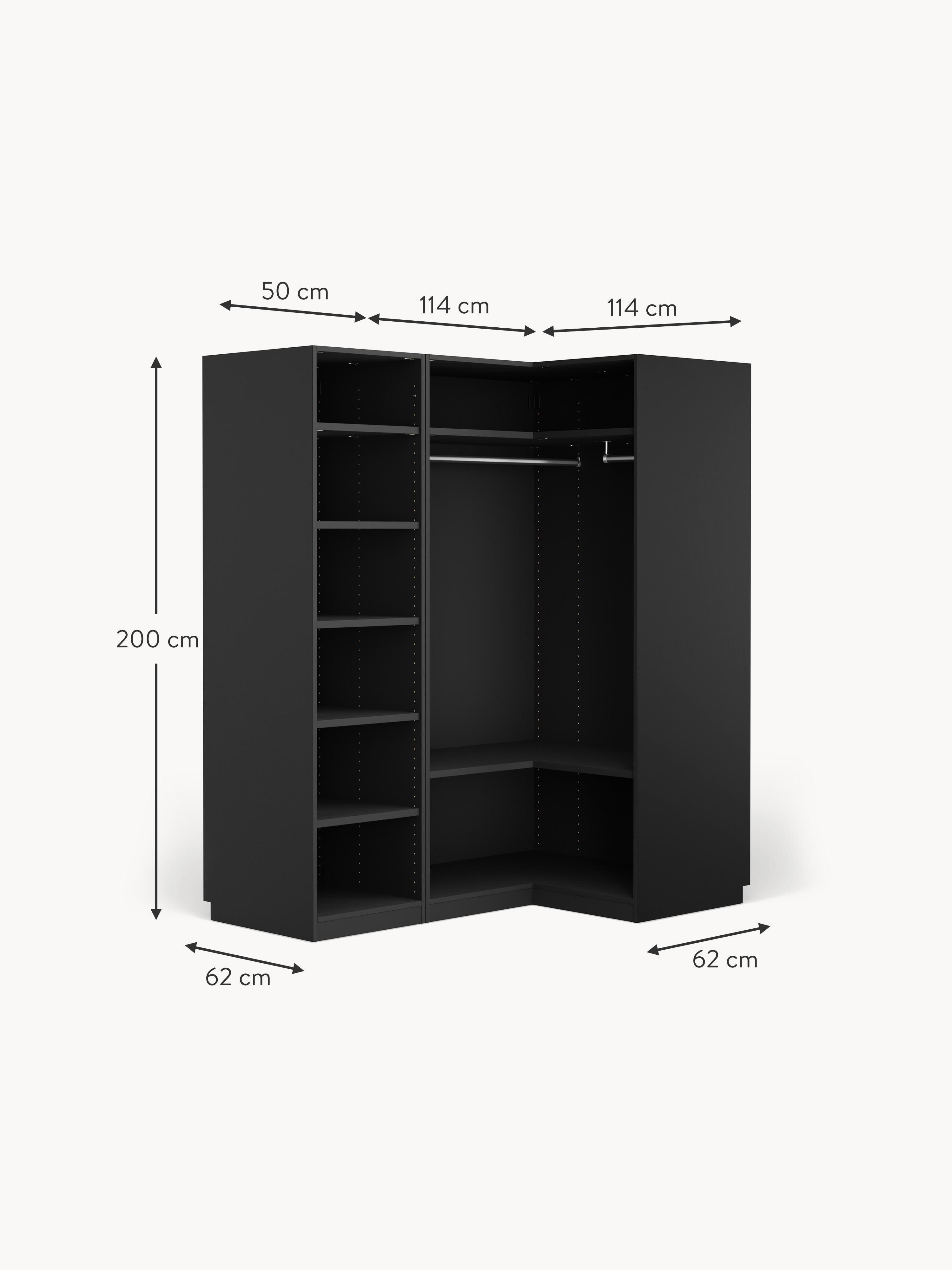 Simone Modular Corner Wardrobe, 165 cm Wide, in various sizes